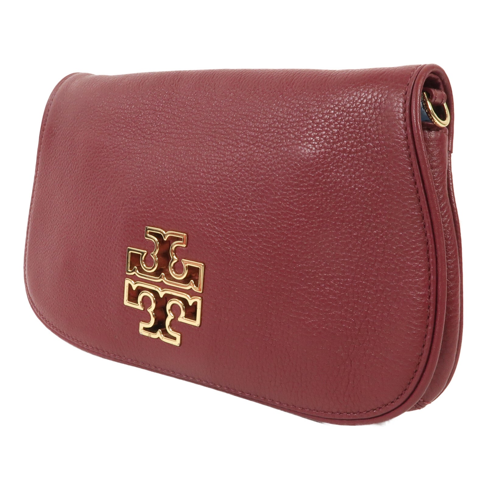 Tory Burch 牛皮皮革Shoulder Bag金扣肩背袋