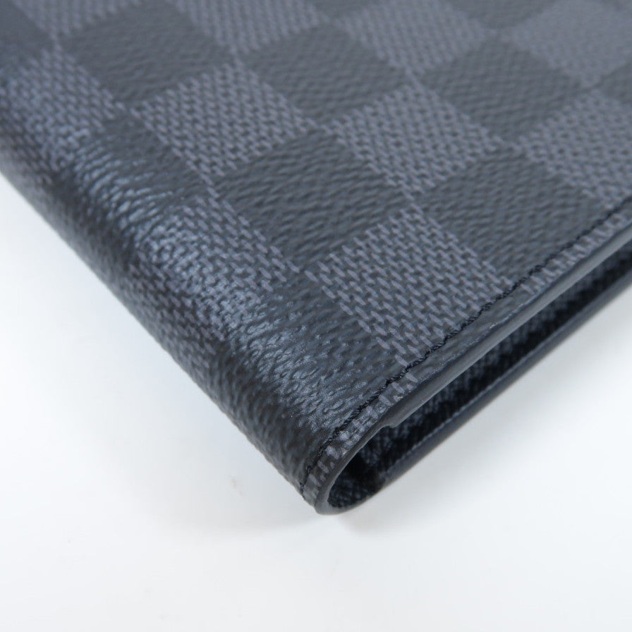 LOUIS VUITTON 【激減優惠】Damier Graphite Slender Wallet錢包黑色/灰色