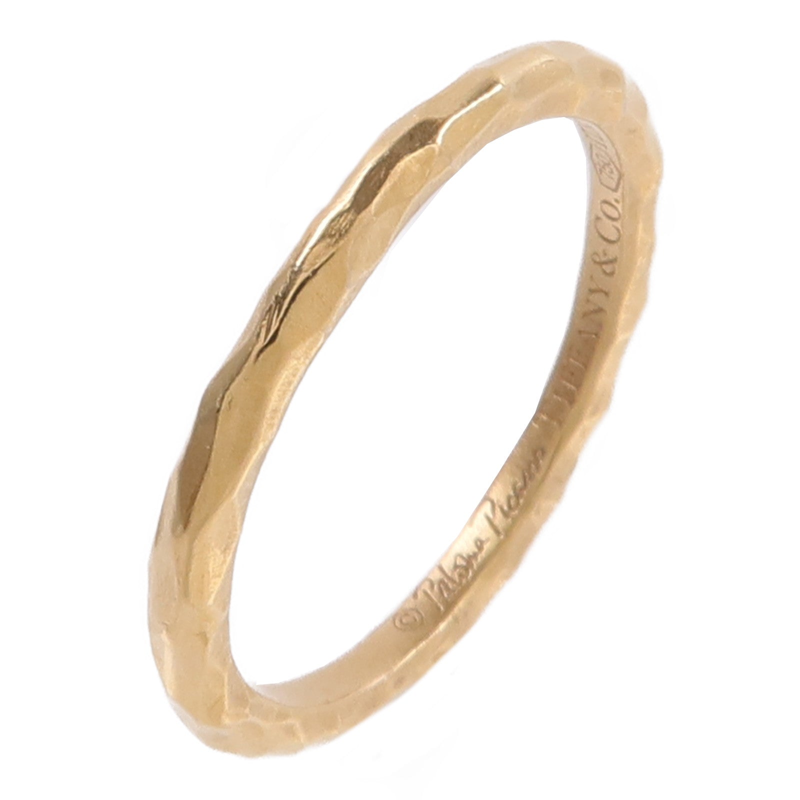 TIFFANY＆CO 18K黃金Tiffany Ring戒指
