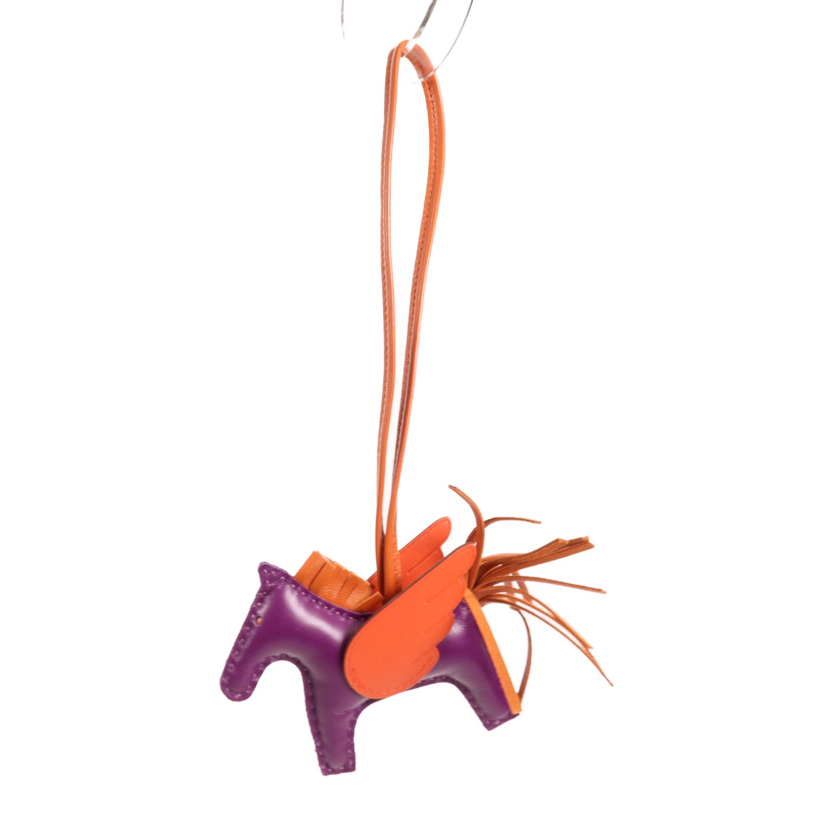 HERMES Milo/Swift皮革Rodeo Pegase PM掛飾