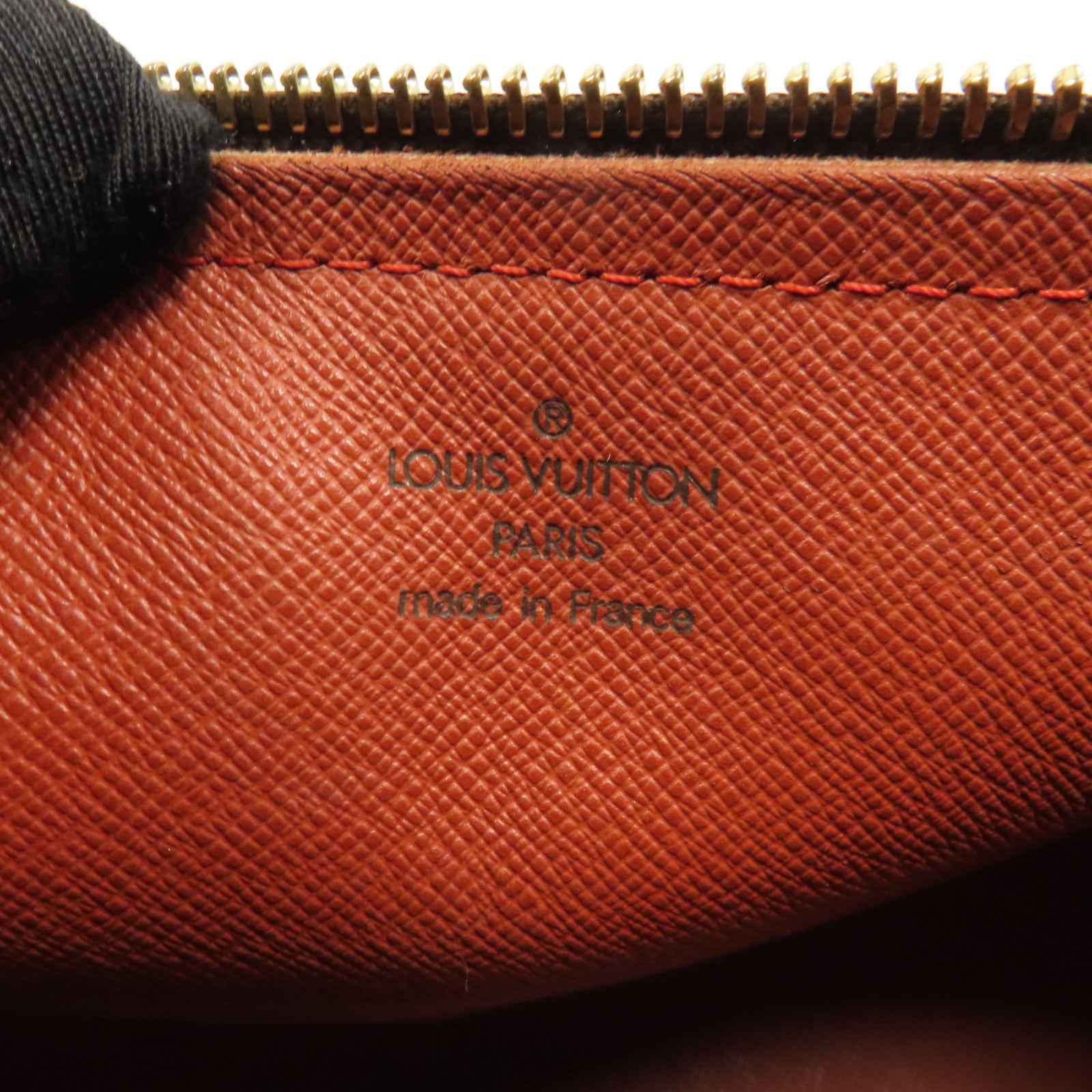 LOUIS VUITTON Damier Papillon PM金扣肩背袋啡色
