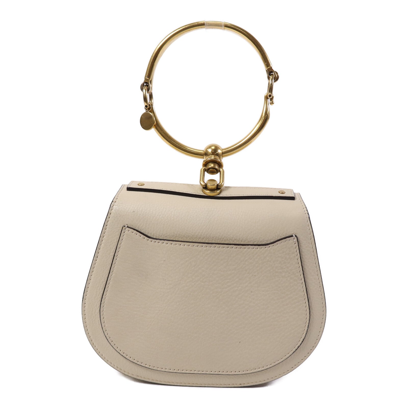 Chloe 牛皮皮革Nile金扣手挽肩背兩用袋