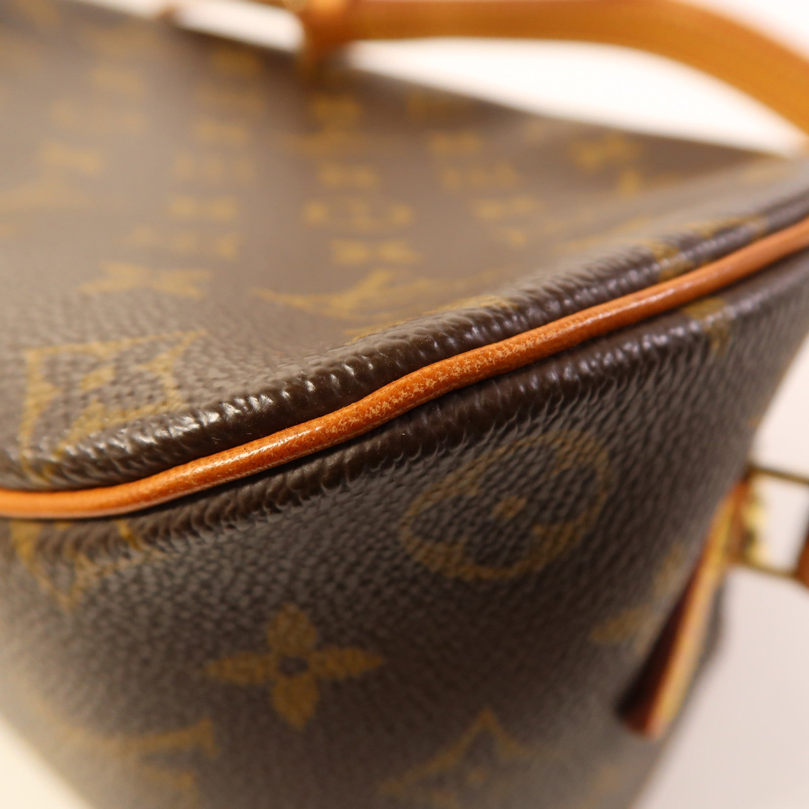 LOUIS VUITTON Monogram Blois金扣肩背袋棕色