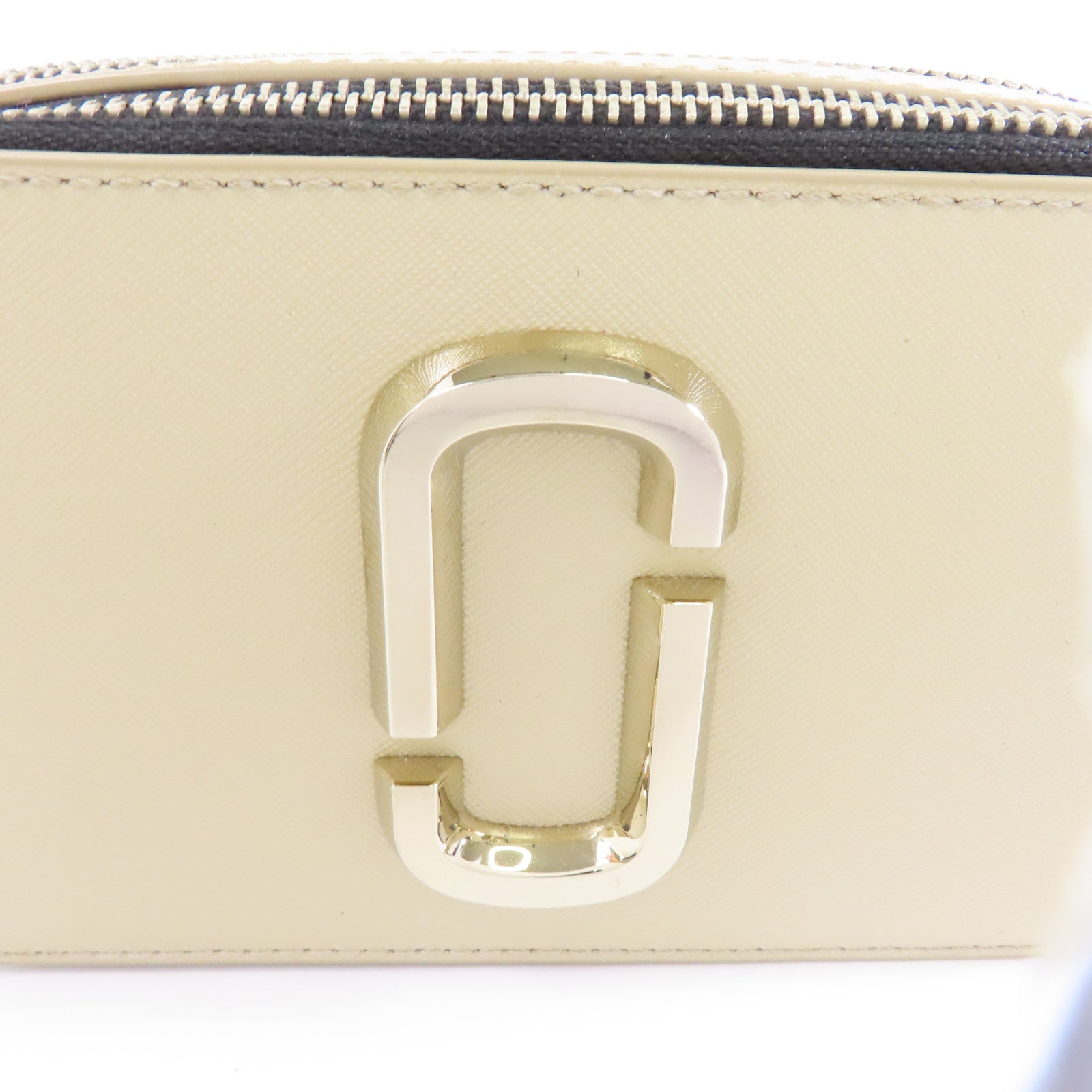 MARC BY MARC JACOBS 牛皮皮革The Snapshot金扣肩背袋米色