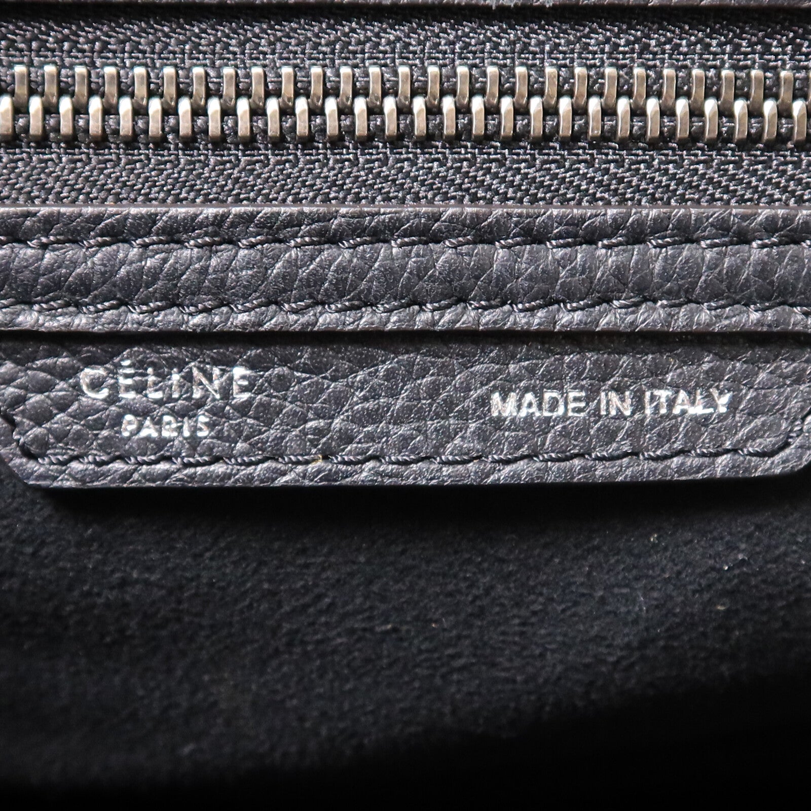 CELINE 牛皮皮革Mini Luggage手挽袋