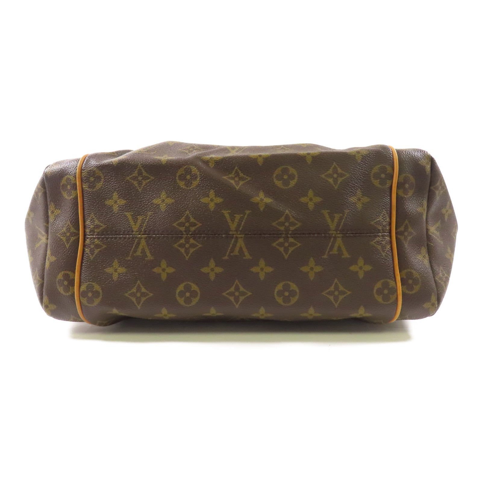 LOUIS VUITTON Monogram Totally MM金扣肩背袋棕色