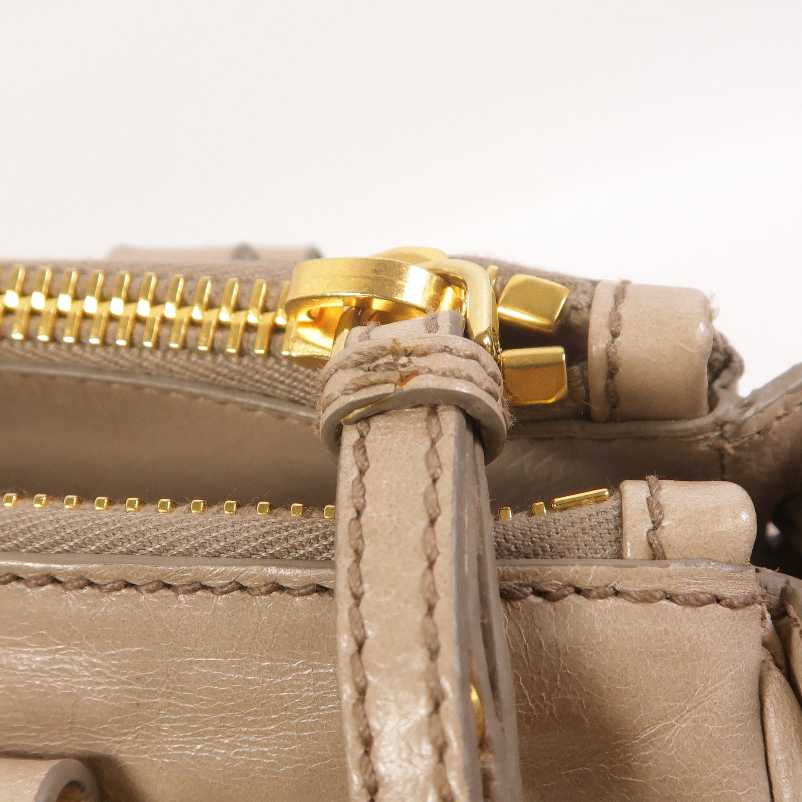 Miu Miu 牛皮皮革2 Way Shoulder手挽肩背兩用袋