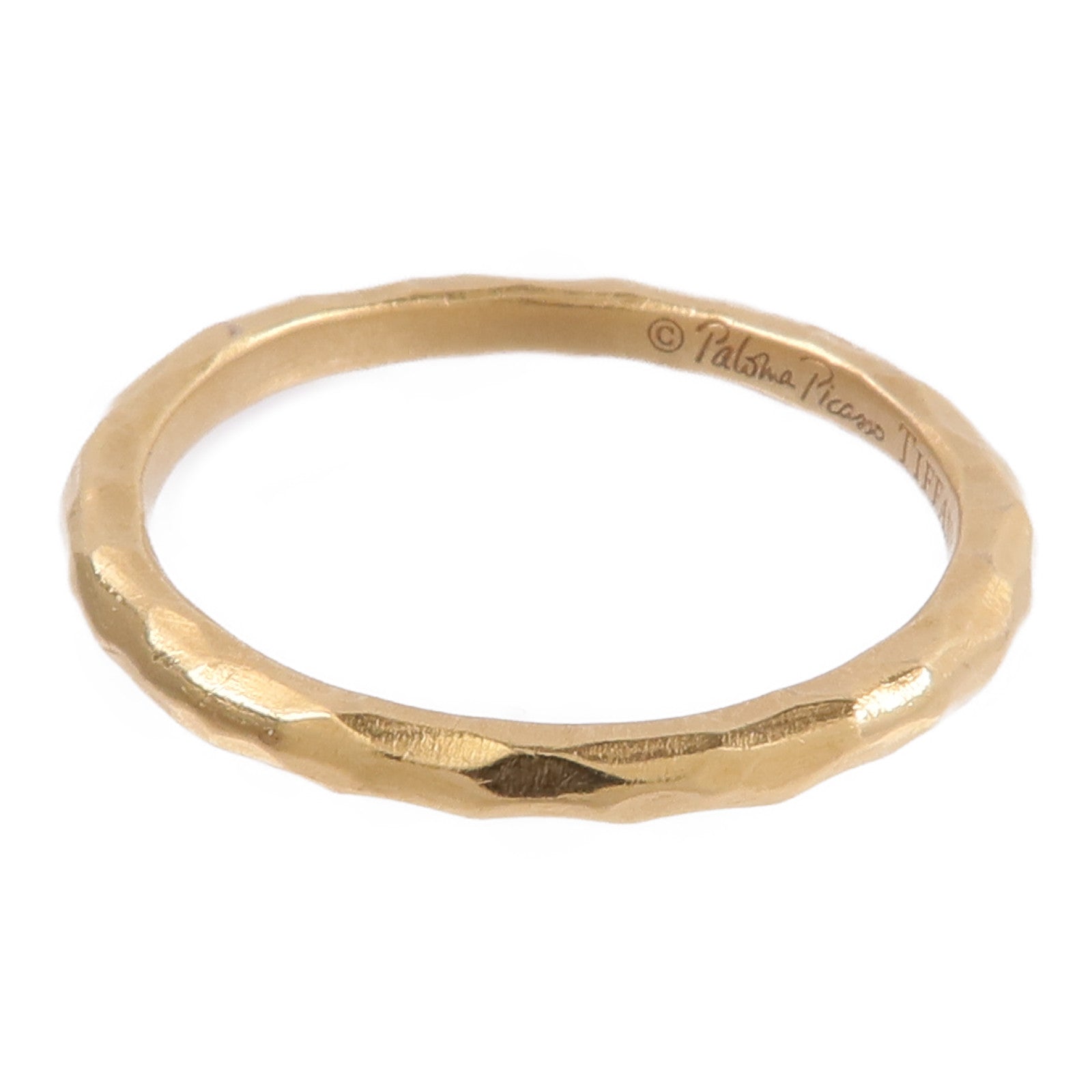 TIFFANY＆CO 18K黃金Tiffany Ring戒指