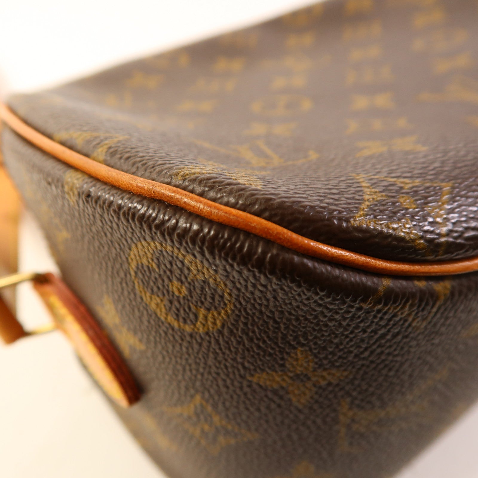 LOUIS VUITTON Monogram Blois金扣肩背袋棕色