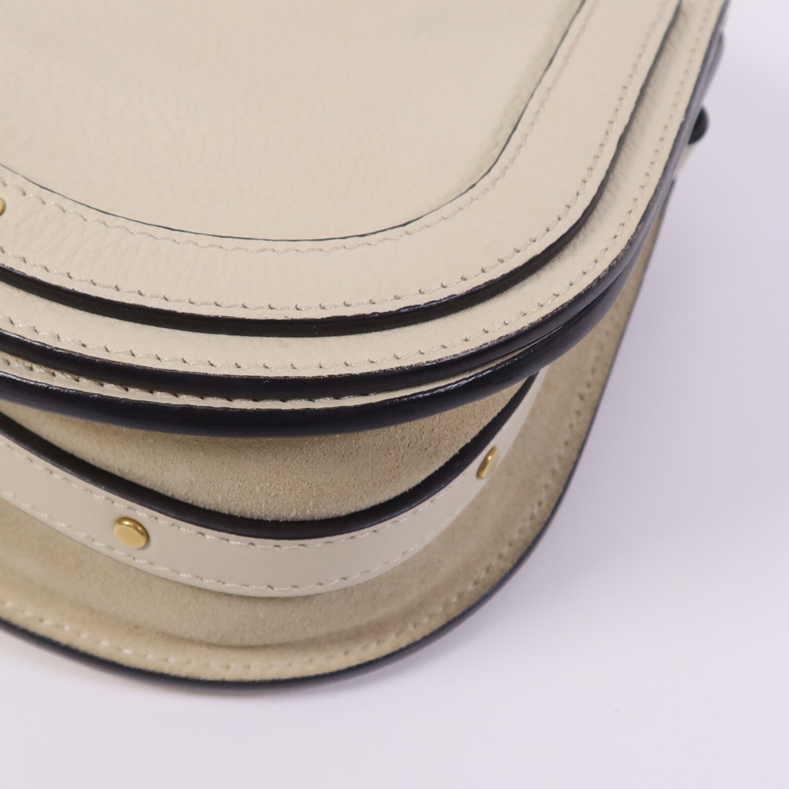 Chloe 牛皮皮革Nile金扣手挽肩背兩用袋