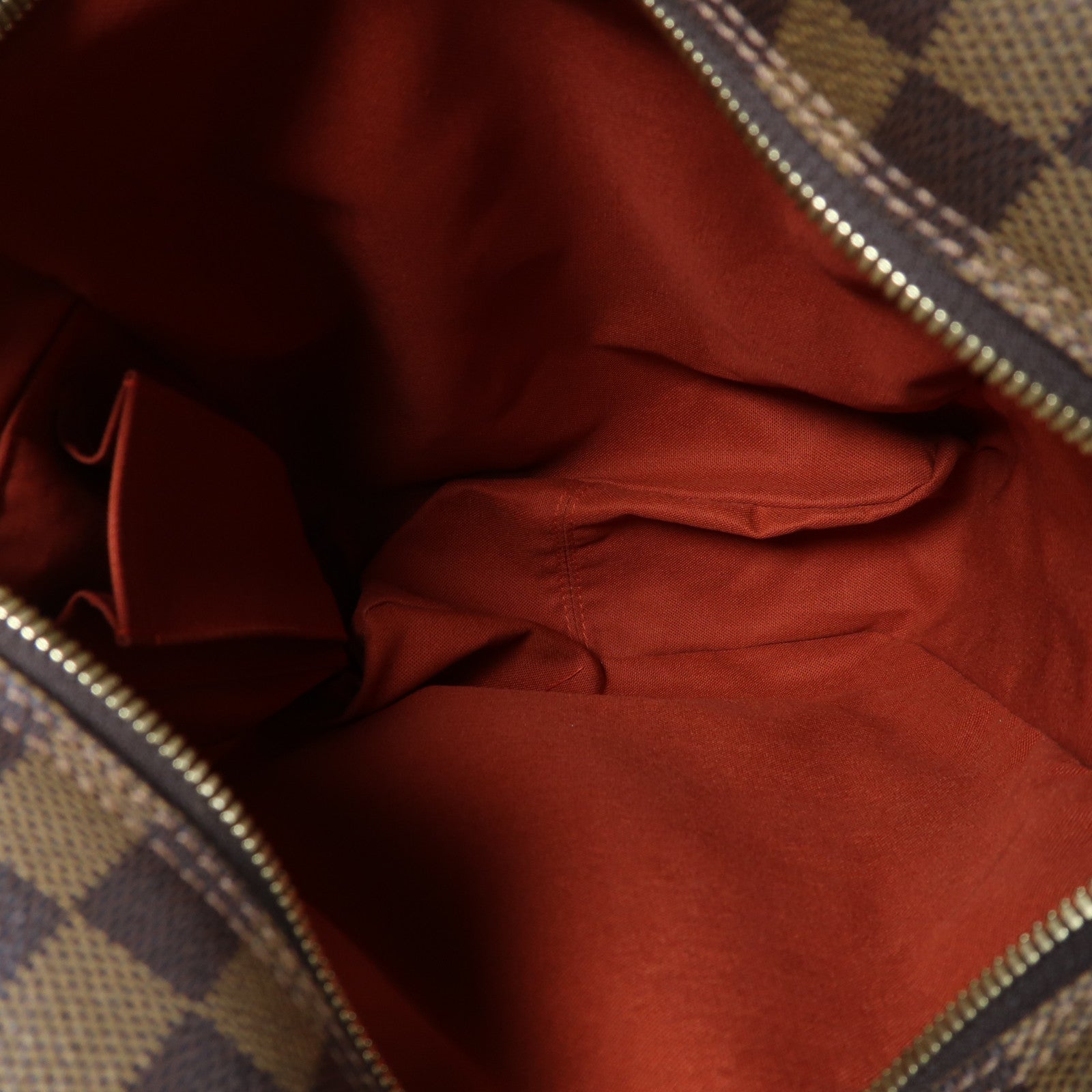 LOUIS VUITTON Damier Ebene Oraf MM金扣肩背袋啡色