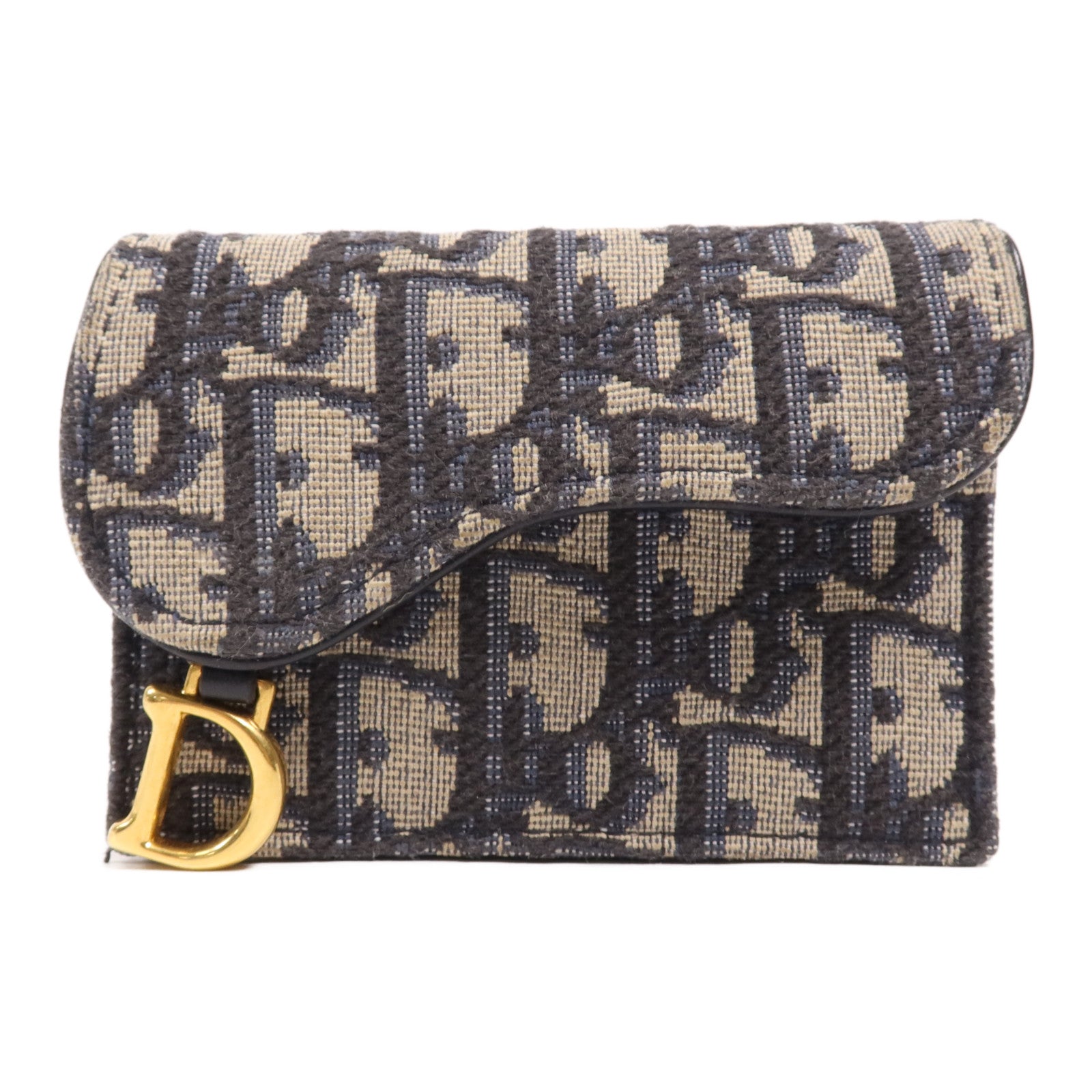 Dior 帆布Card Case金扣卡片套