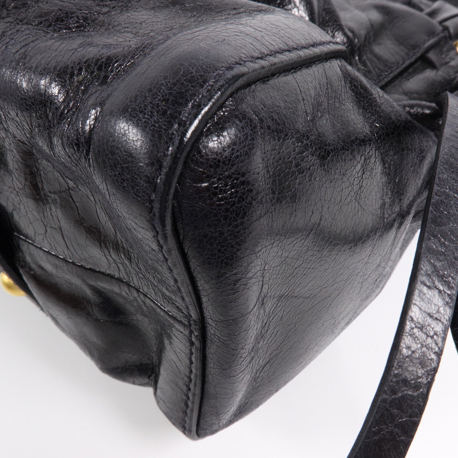 Miu Miu 牛皮皮革2 Way Shoulder手挽肩背兩用袋