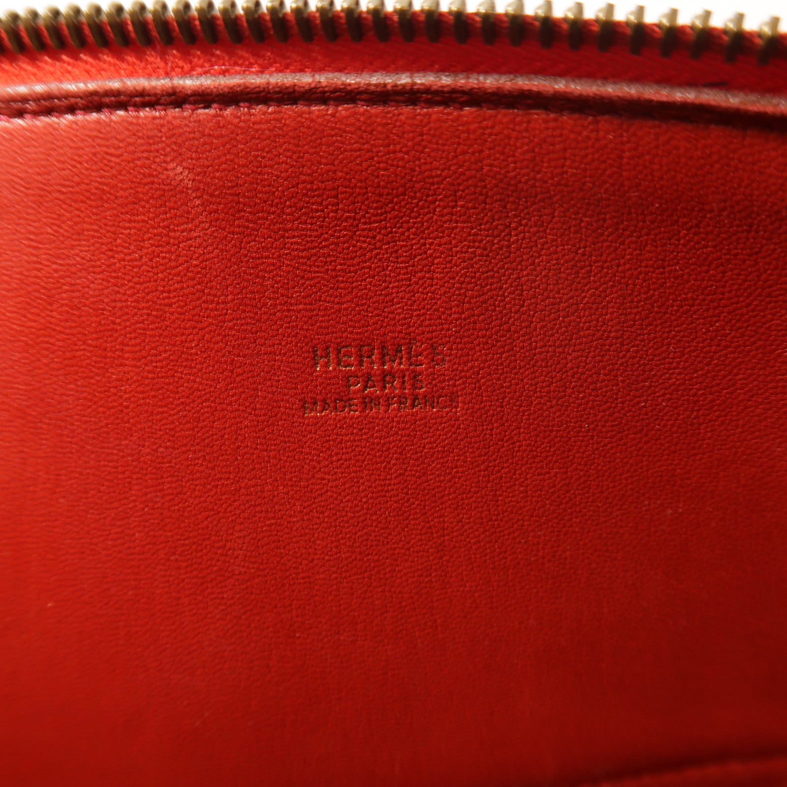 HERMES Epsom皮革Bolide 31金扣手挽肩背兩用袋Rouge Vif