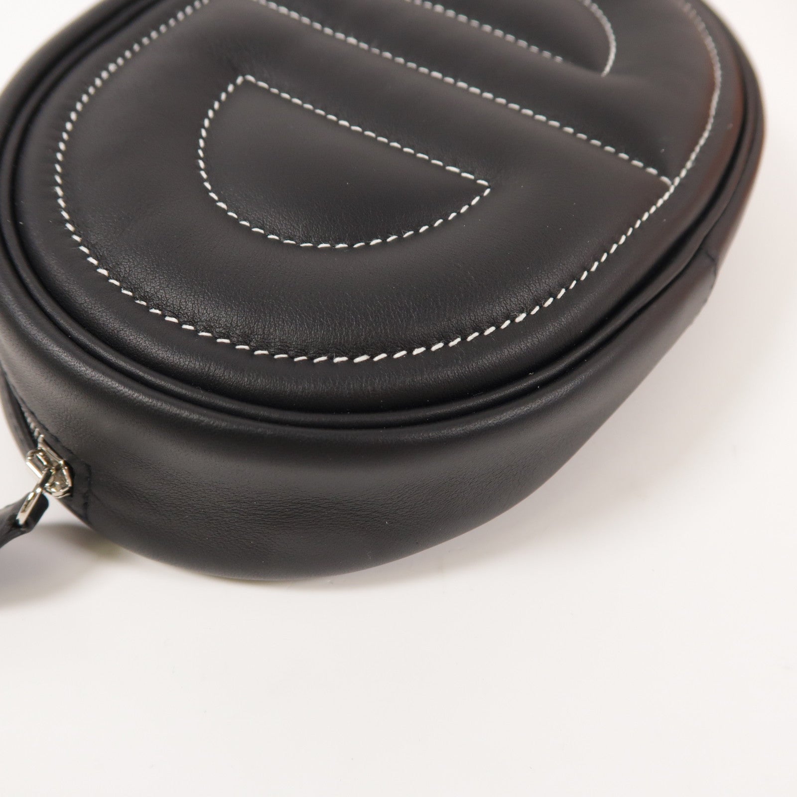 HERMES Swift皮革In The Loop Belt Bag銀扣腰包
