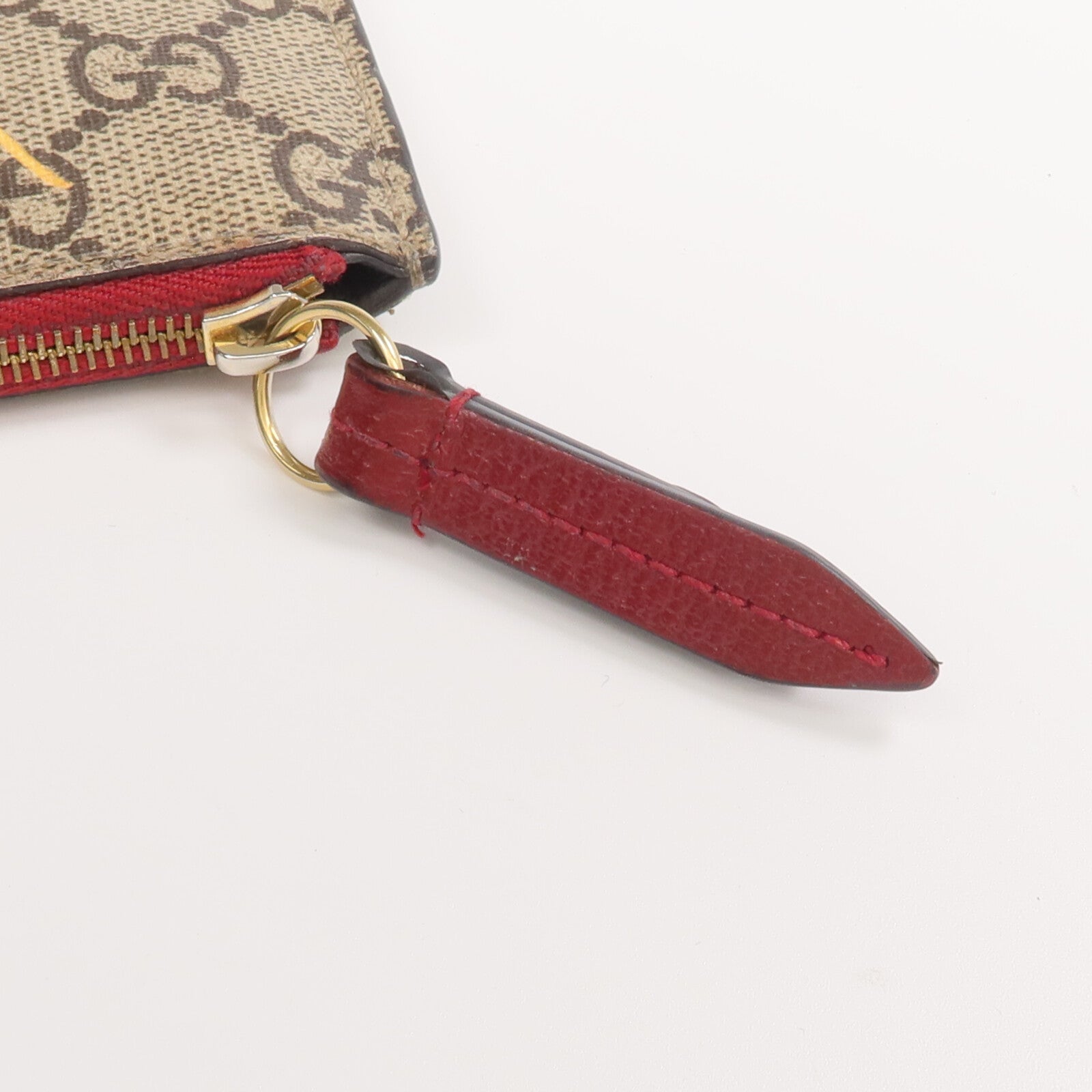 GUCCI 塗層帆布Coin/Card Case金扣零錢包/卡片套