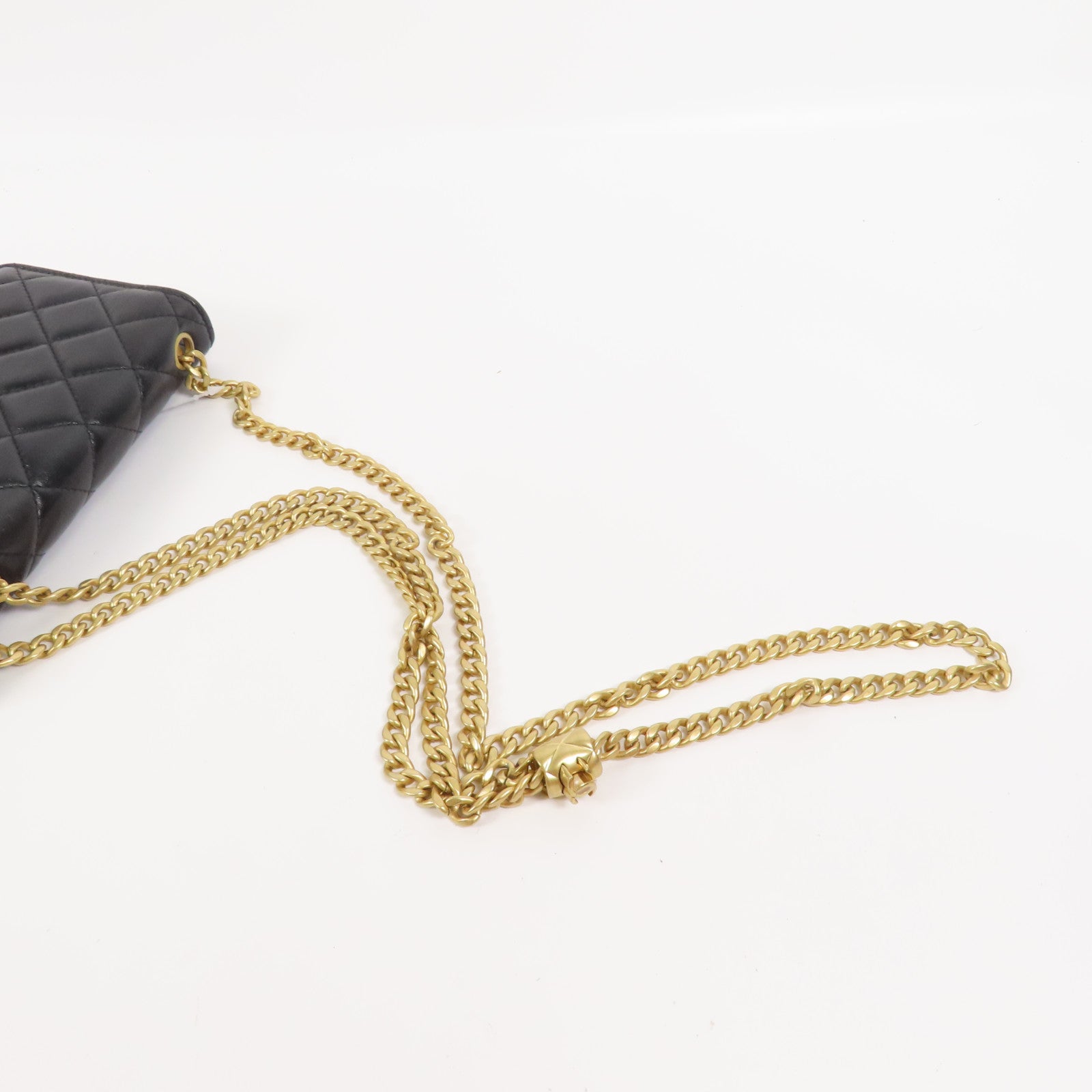 CHANEL 羊皮皮革WOC Wallet On Chain金扣鏈帶肩背袋