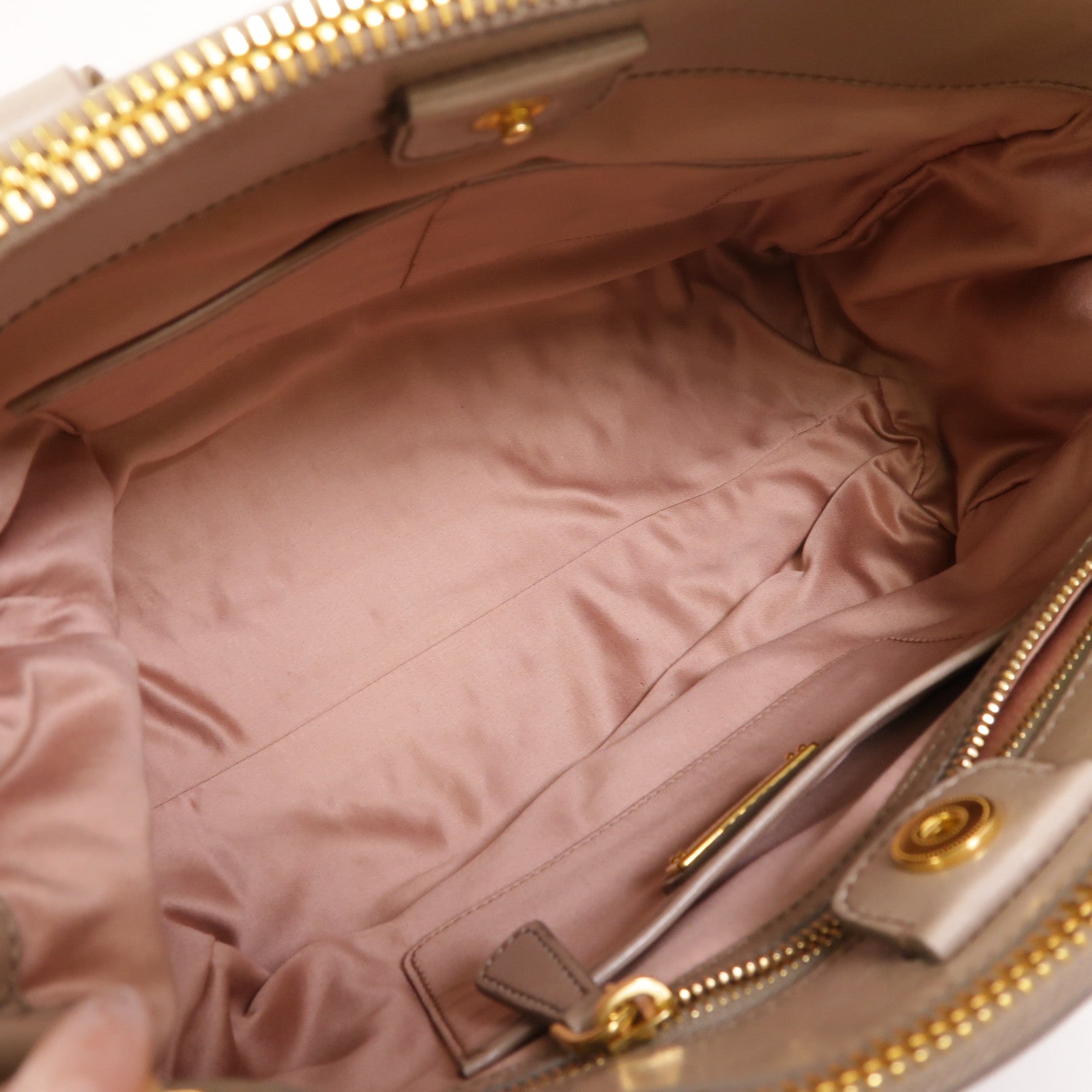 Miu Miu 牛皮皮革2 Way Shoulder手挽肩背兩用袋