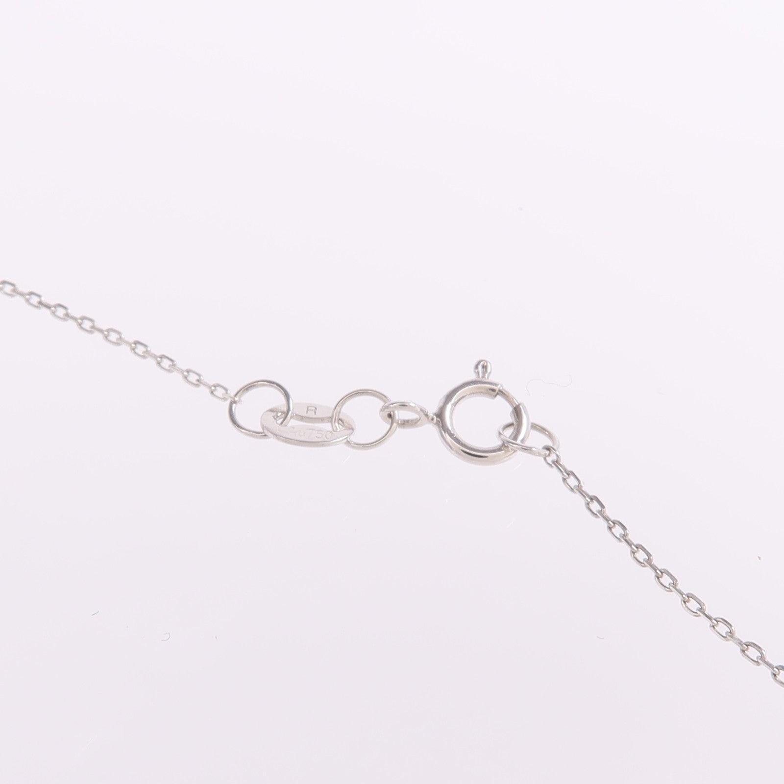 JEWELRY 18K白金Sapphire Diamond Necklace粉紅色藍寶石/鑽石項鍊