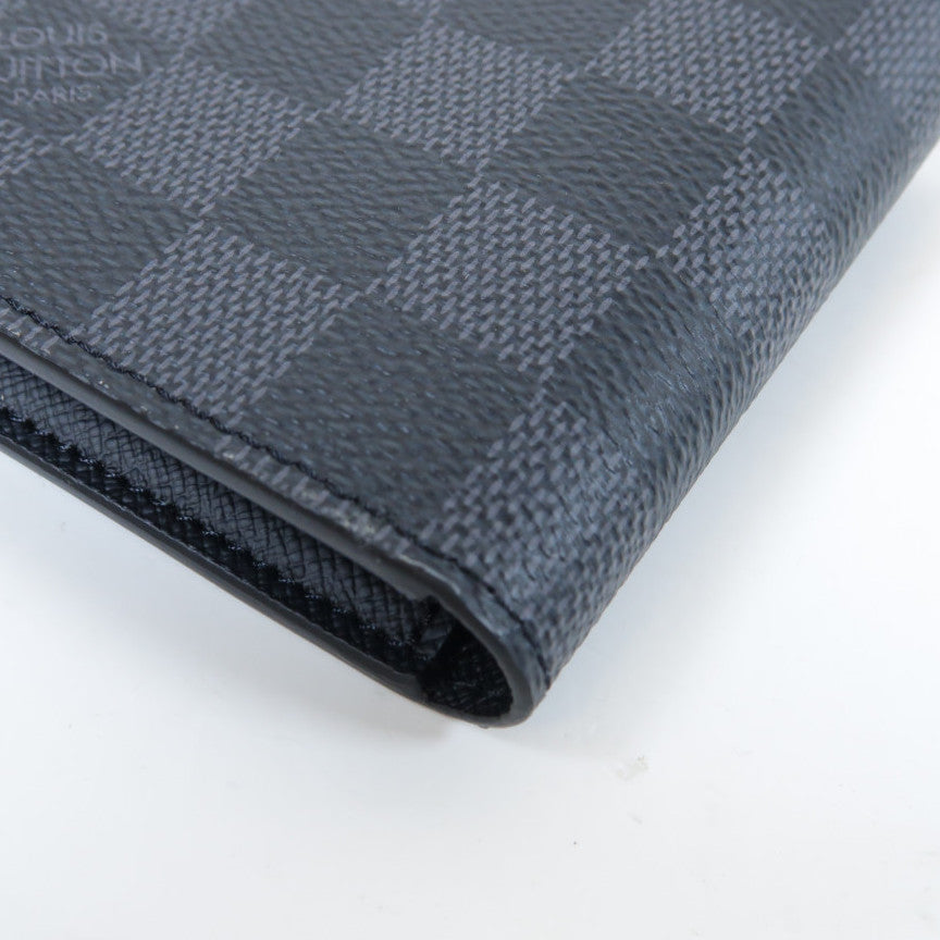 LOUIS VUITTON 【激減優惠】Damier Graphite Slender Wallet錢包黑色/灰色