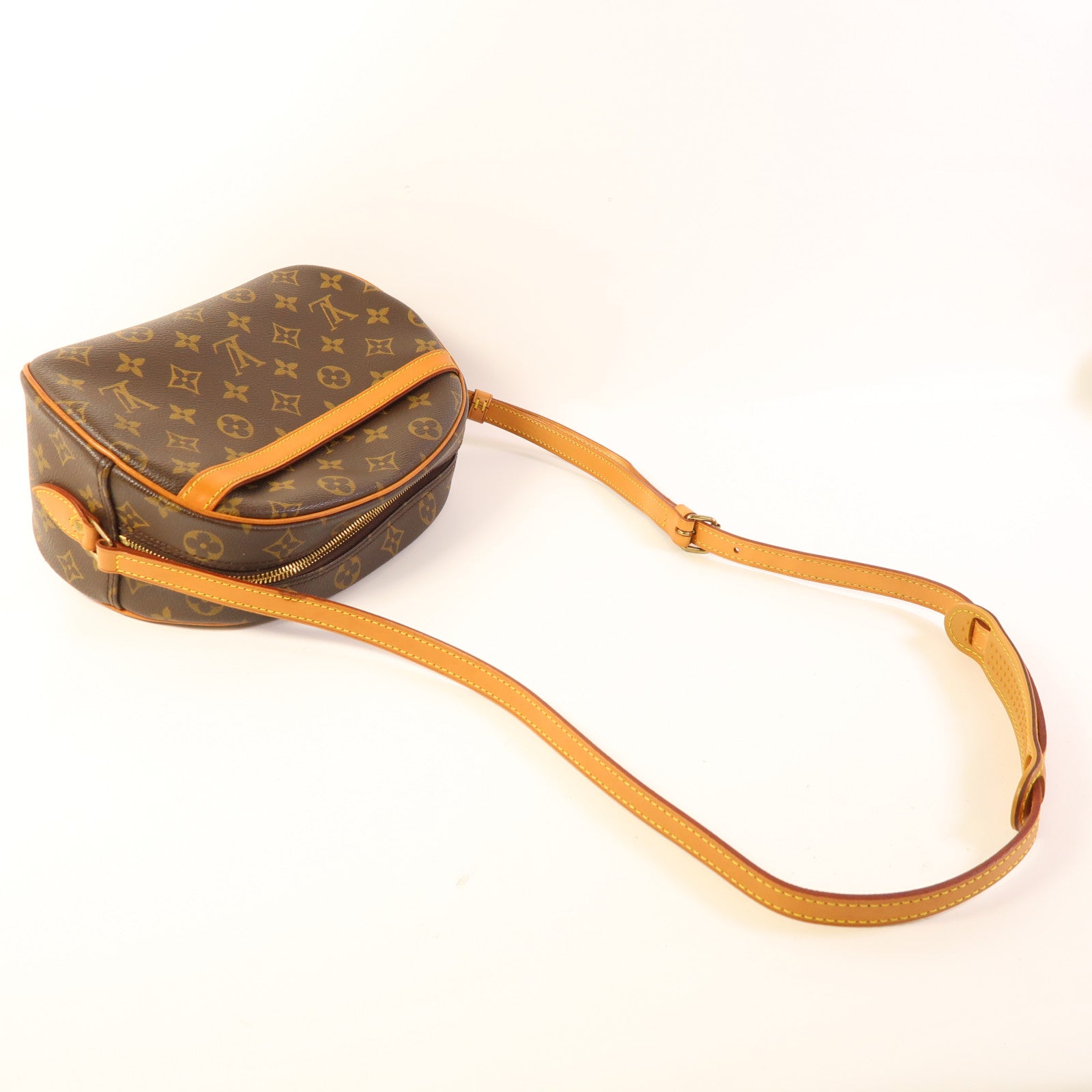 LOUIS VUITTON Monogram Blois金扣肩背袋棕色