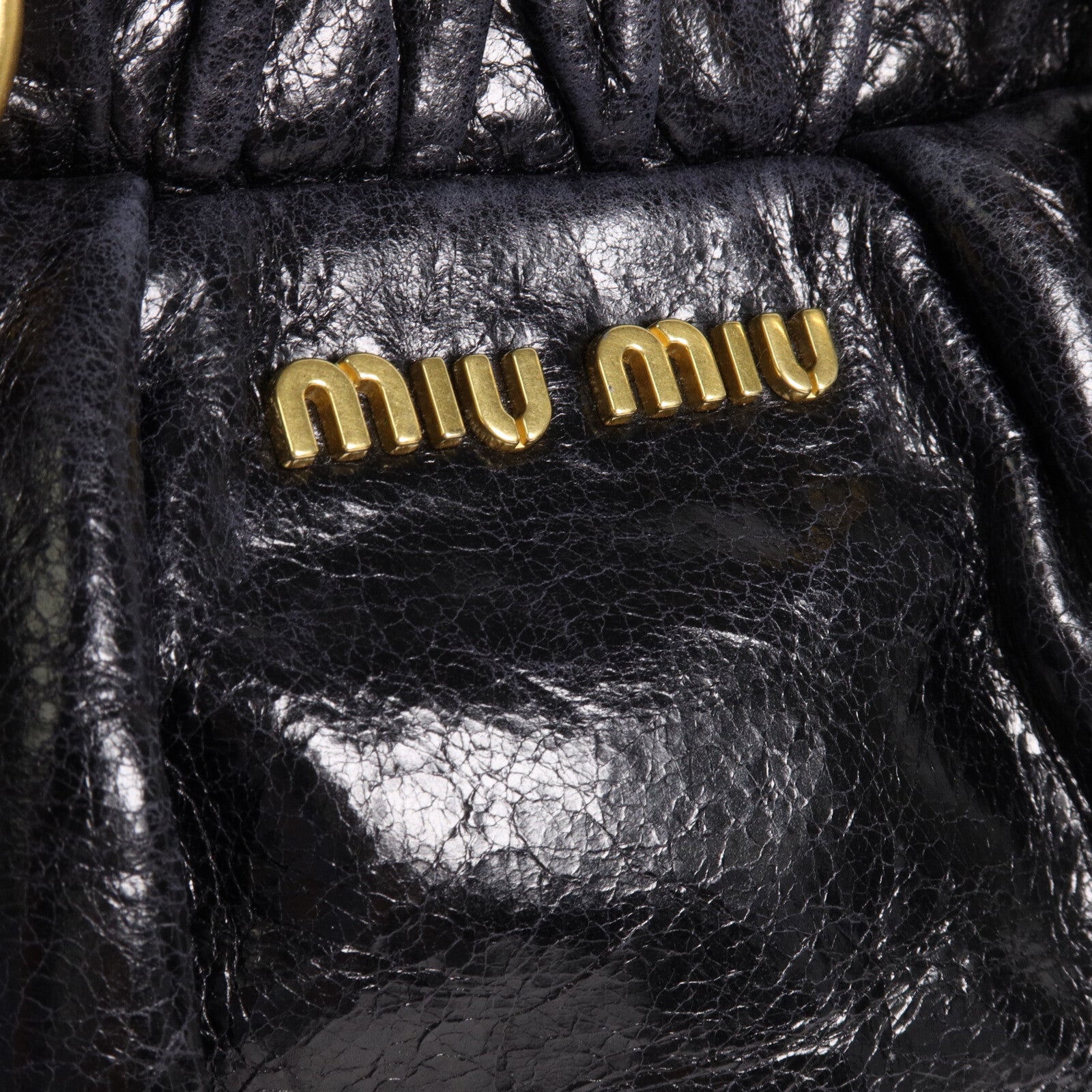 Miu Miu 牛皮皮革2 Way Shoulder手挽肩背兩用袋