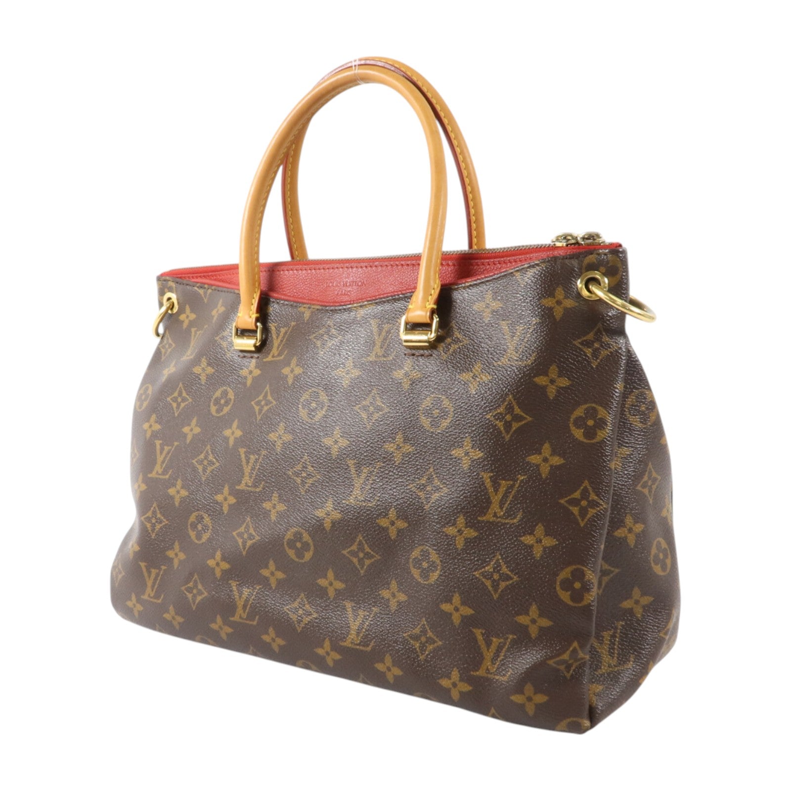 LOUIS VUITTON Monogram Pallas MM金扣手挽肩背兩用袋