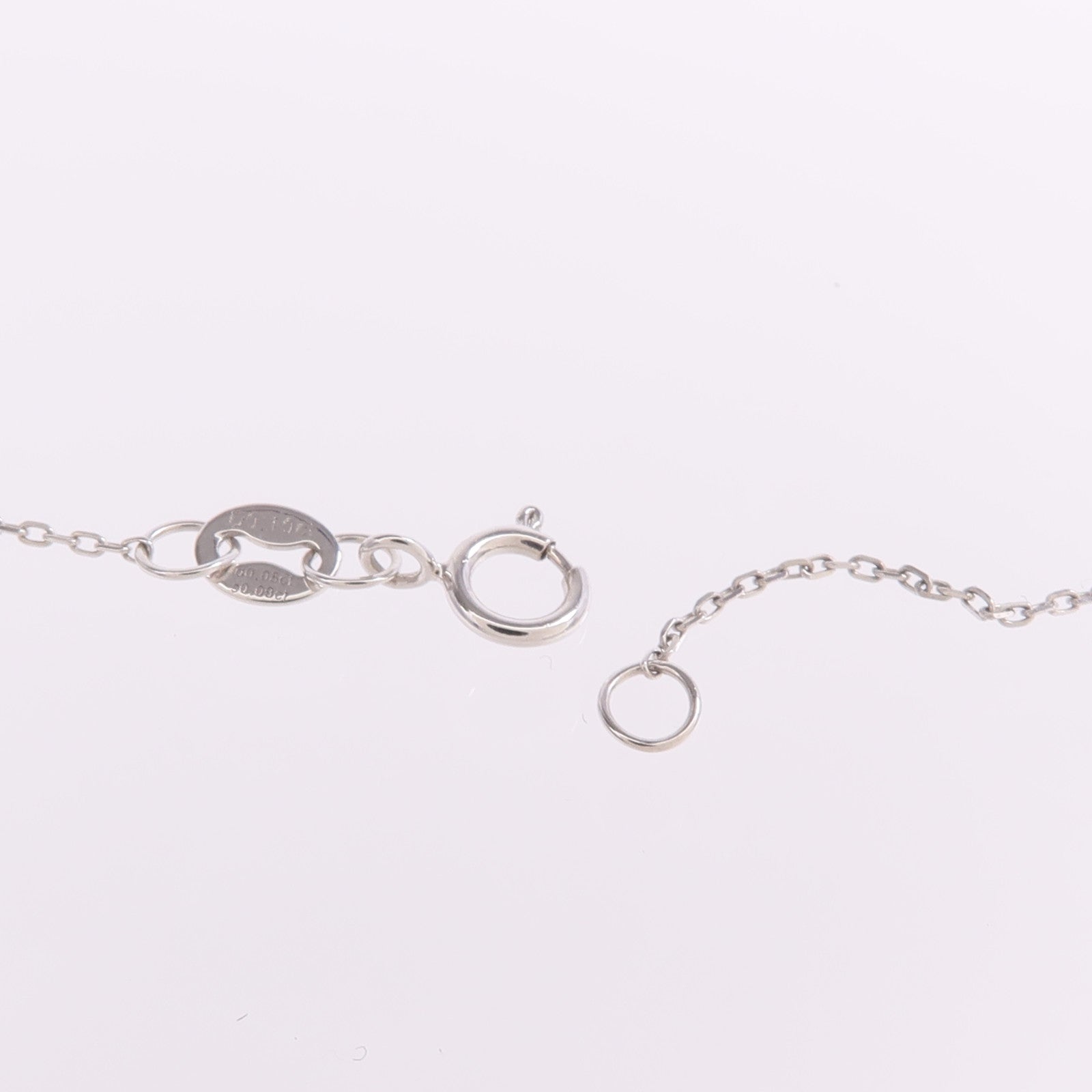 JEWELRY 18K白金Sapphire Diamond Necklace粉紅色藍寶石/鑽石項鍊