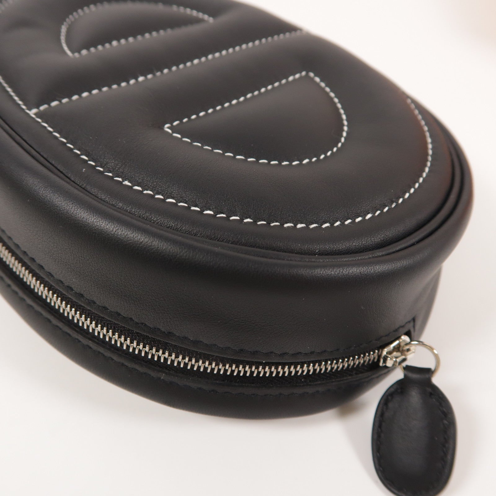 HERMES Swift皮革In The Loop Belt Bag銀扣腰包
