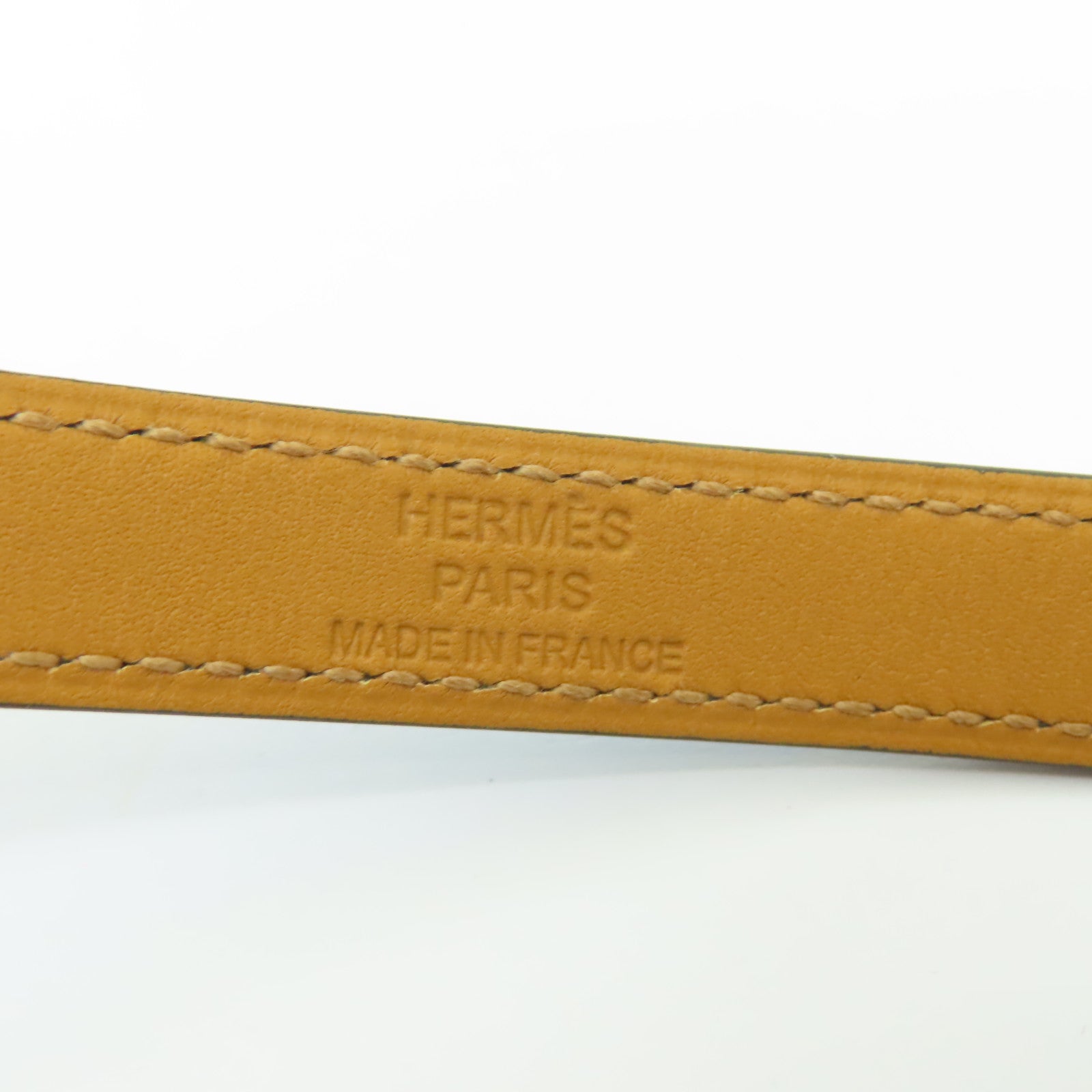 HERMES 【激減優惠】Swift皮革Kelly Double Tour金扣手鐲鈷藍色