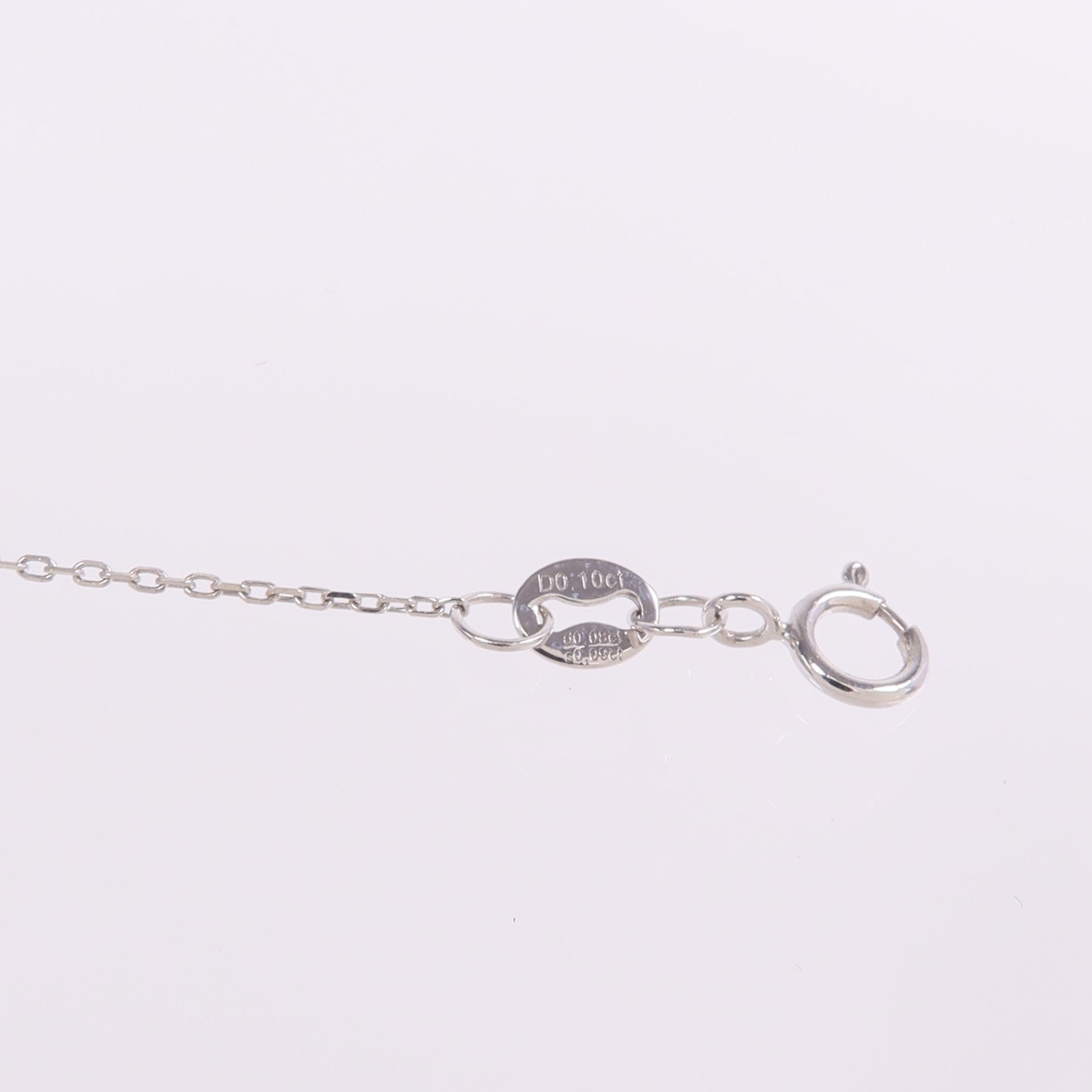 JEWELRY 18K白金Sapphire Diamond Necklace粉紅色藍寶石/鑽石項鍊