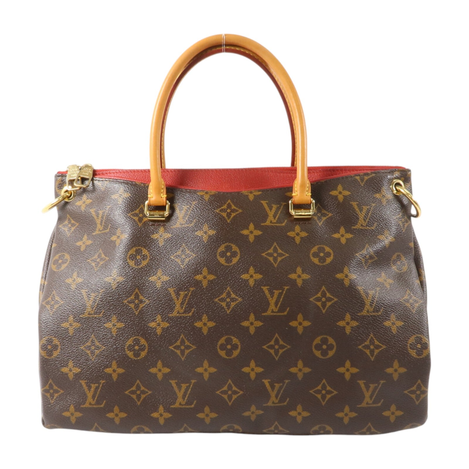 LOUIS VUITTON Monogram Pallas MM金扣手挽肩背兩用袋