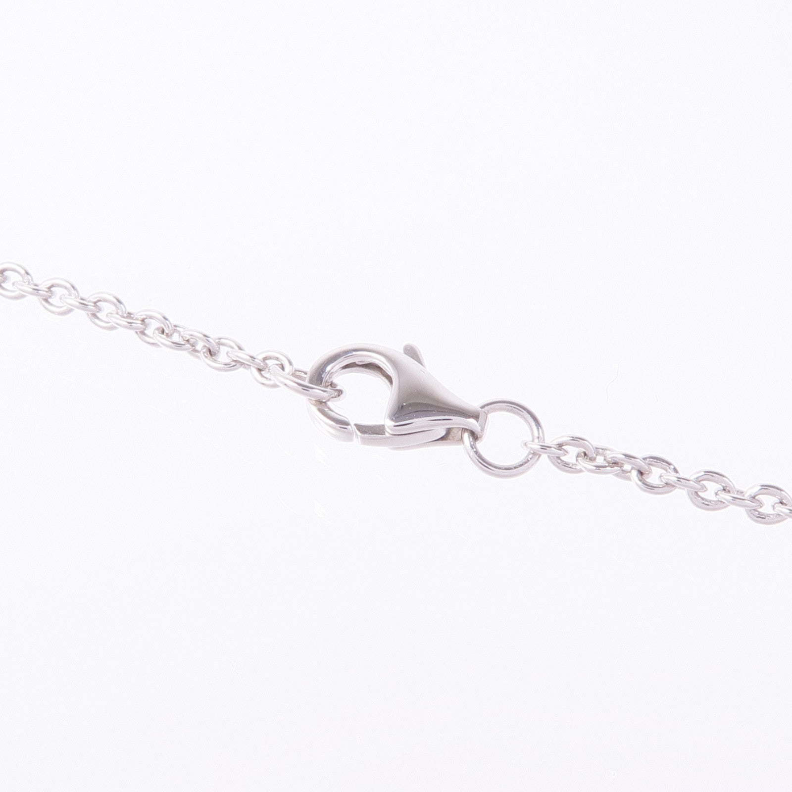 CARTIER 18K白金Love Necklace項鍊