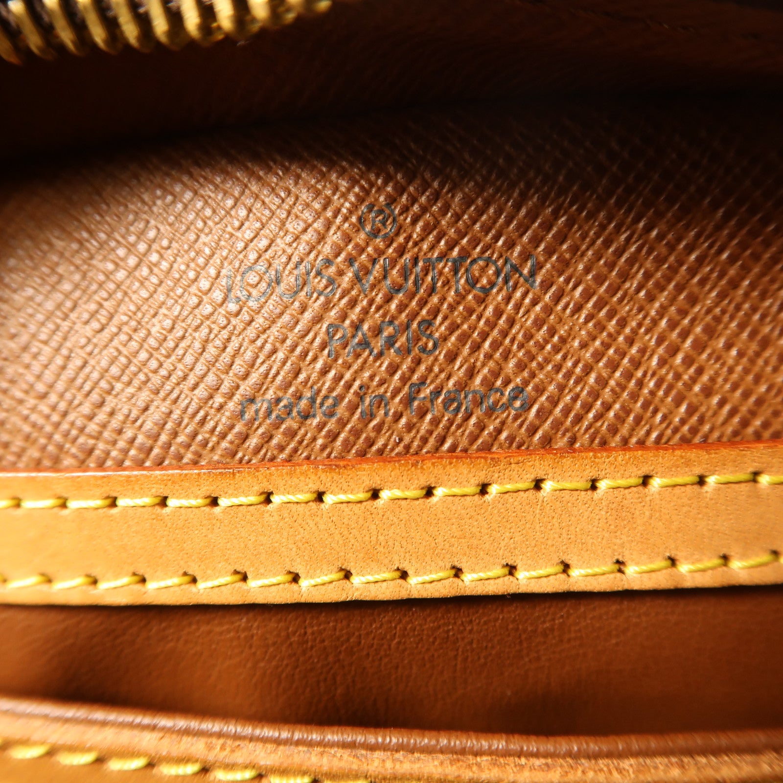 LOUIS VUITTON Monogram Blois金扣肩背袋棕色