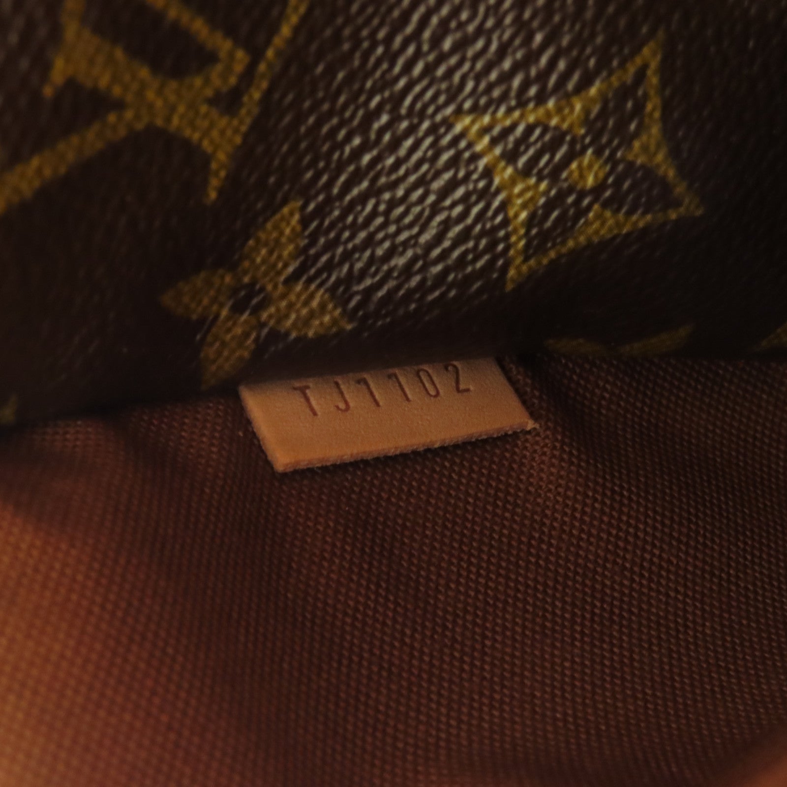LOUIS VUITTON Monogram Totally MM金扣肩背袋棕色