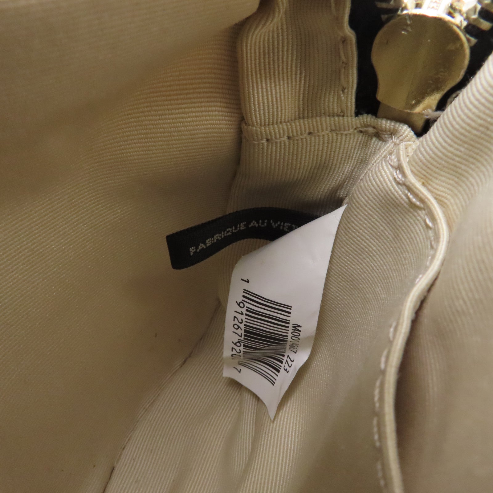 MARC BY MARC JACOBS 牛皮皮革The Snapshot金扣肩背袋米色