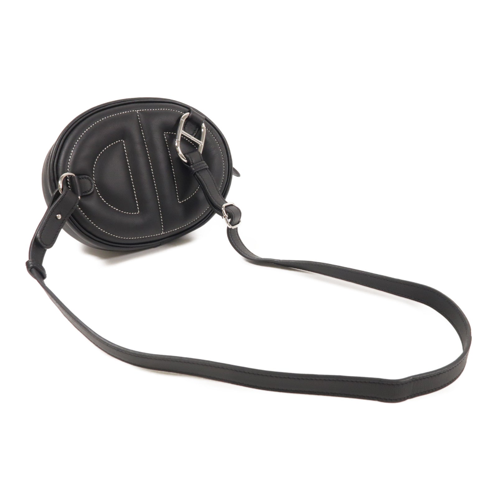 HERMES Swift皮革In The Loop Belt Bag銀扣腰包