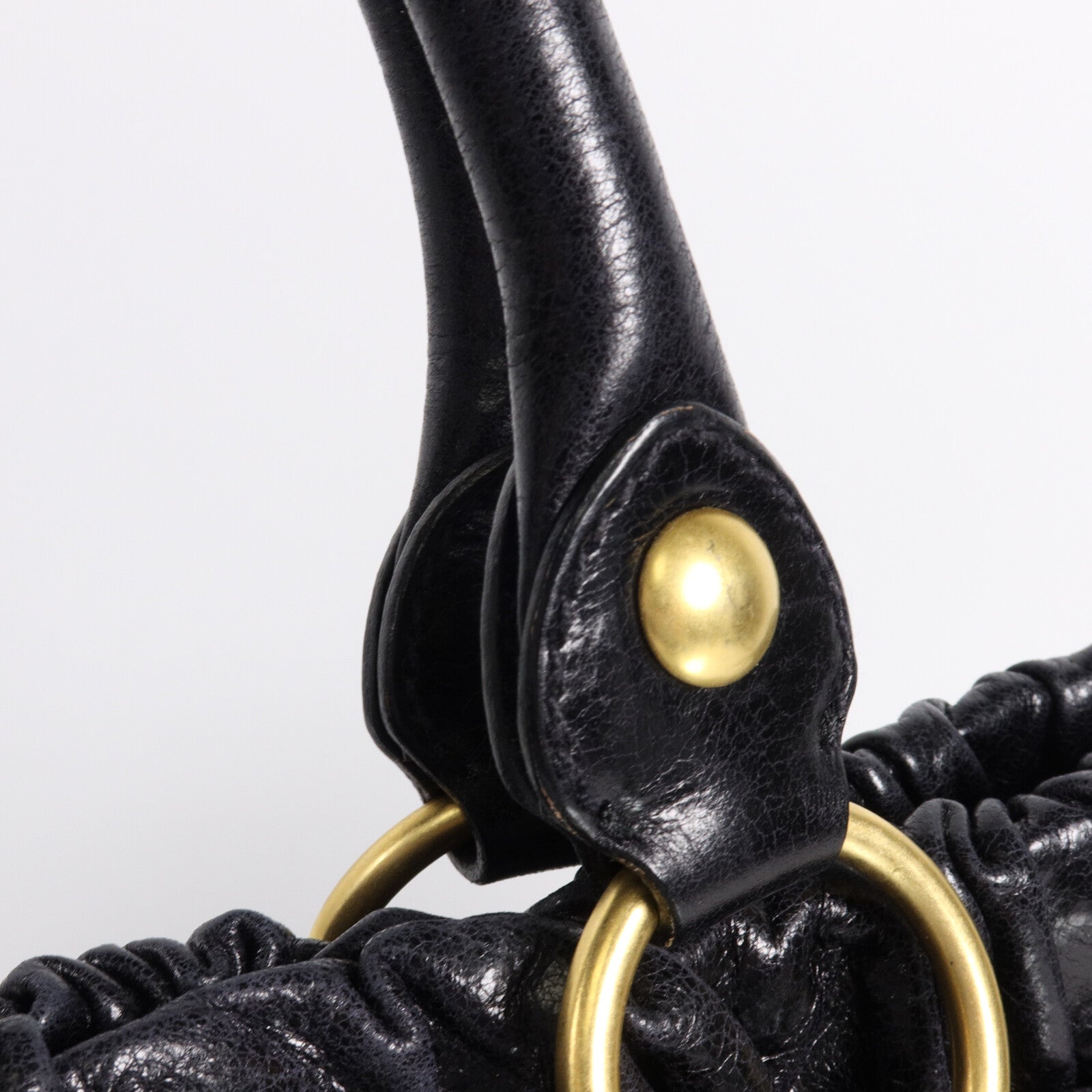 Miu Miu 牛皮皮革2 Way Shoulder手挽肩背兩用袋