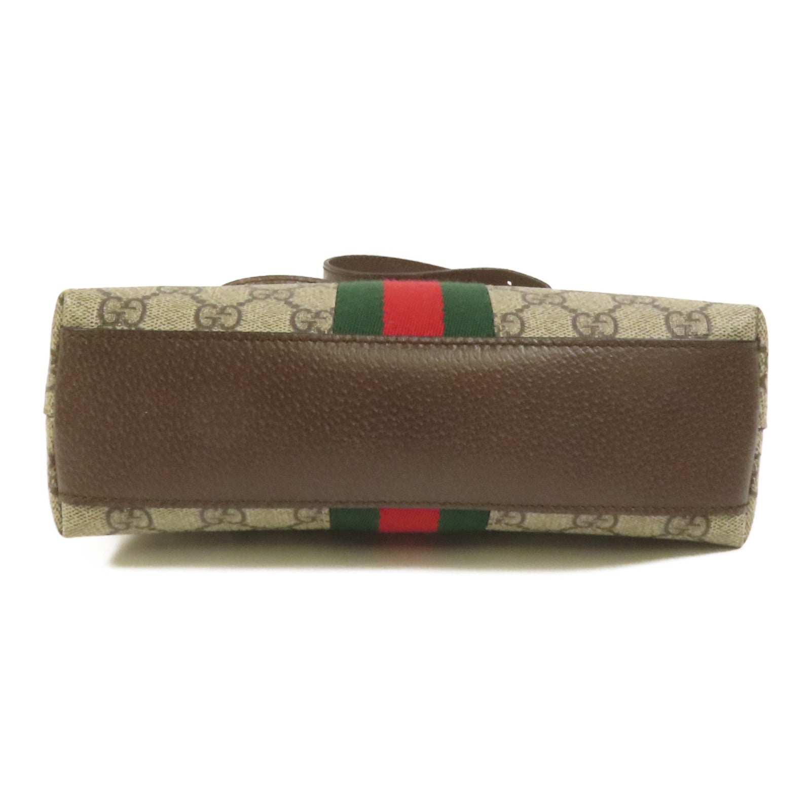 GUCCI 塗層帆布Shoulder Bag金扣肩背袋