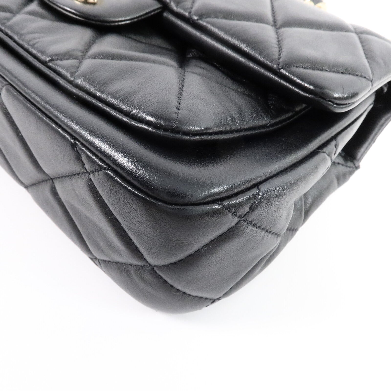 CHANEL 羊皮皮革Chunky Chain Flap Bag肩背袋