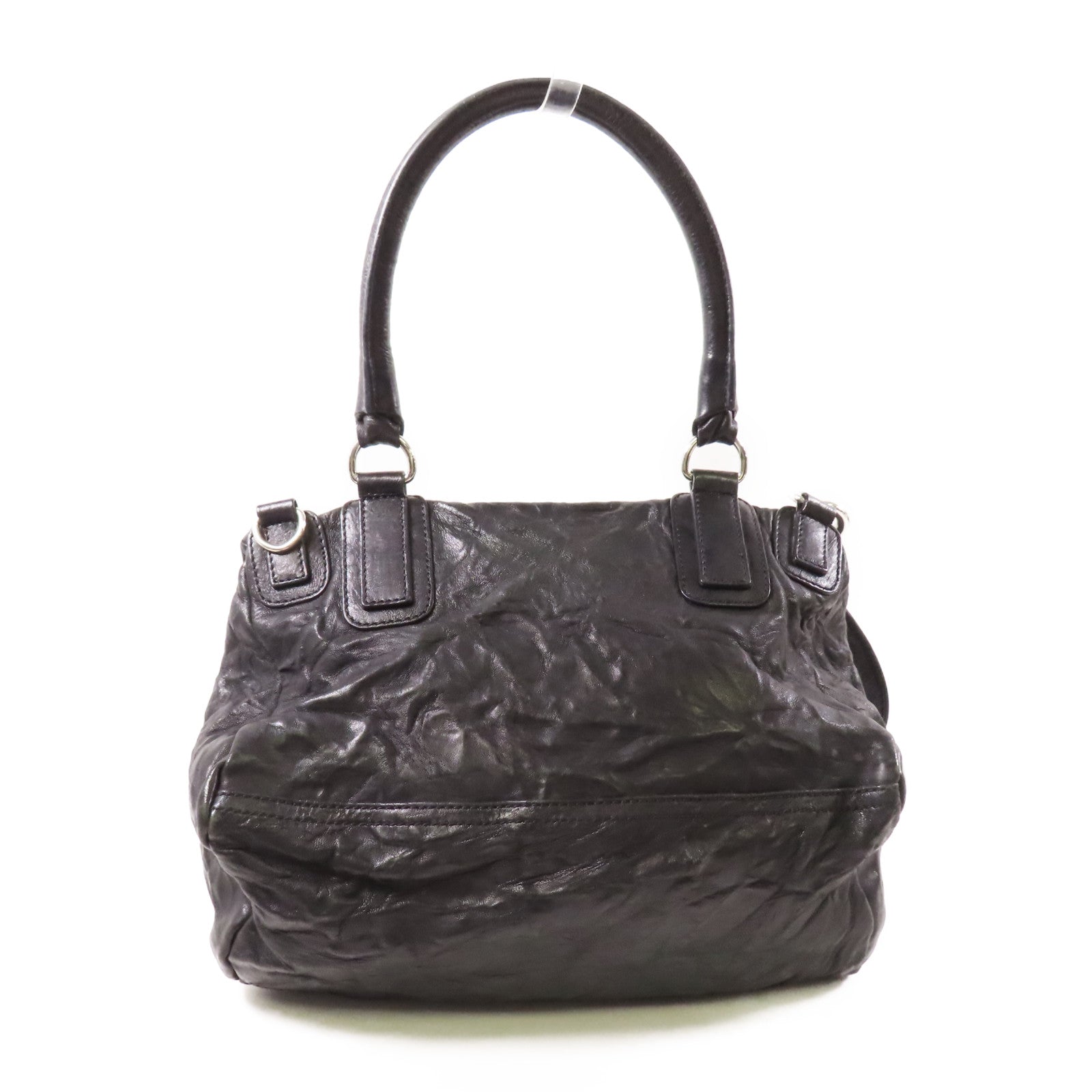 GIVENCHY 牛皮皮革Pandora Large銀扣手挽肩背兩用袋