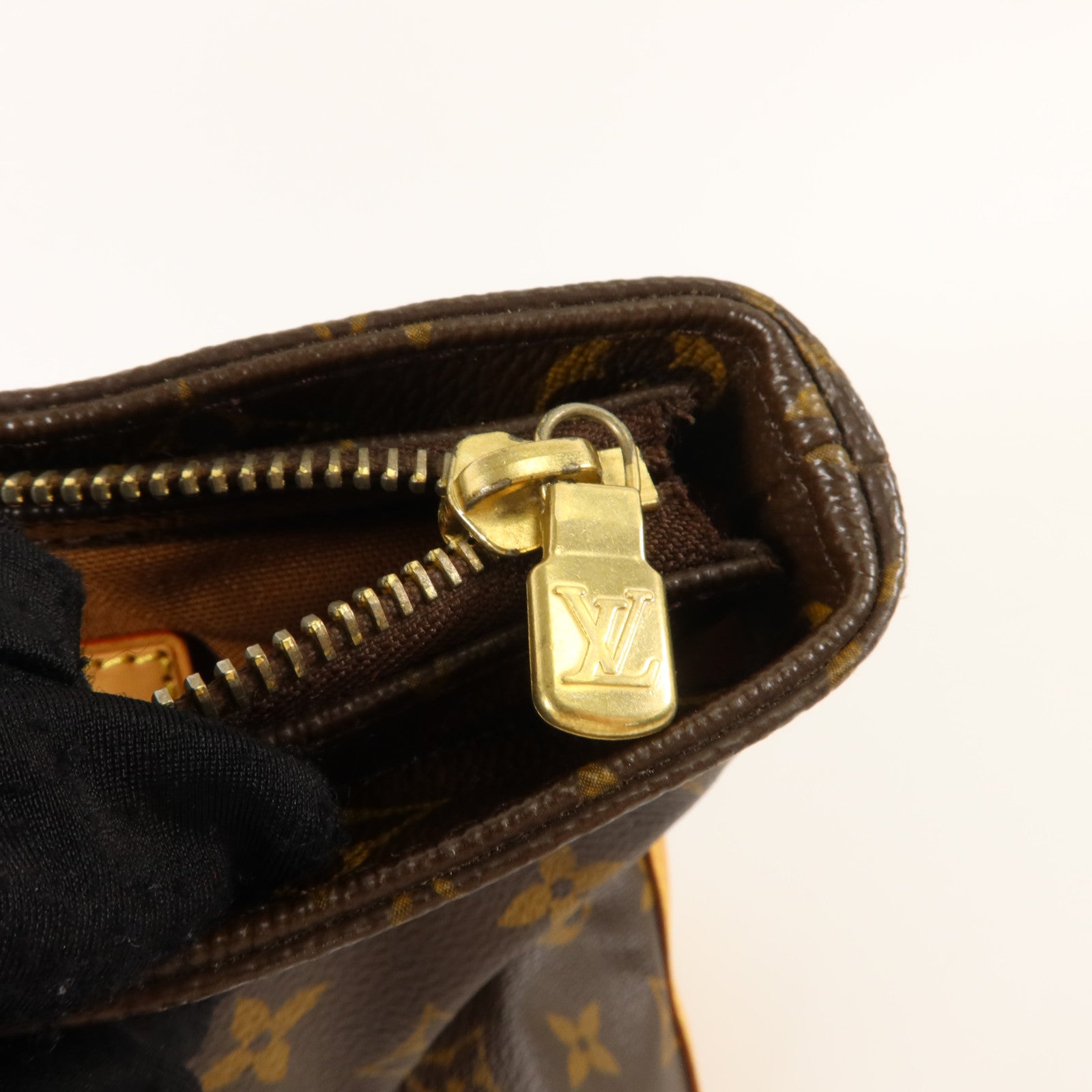 LOUIS VUITTON Monogram Cabas Piano金扣肩背袋