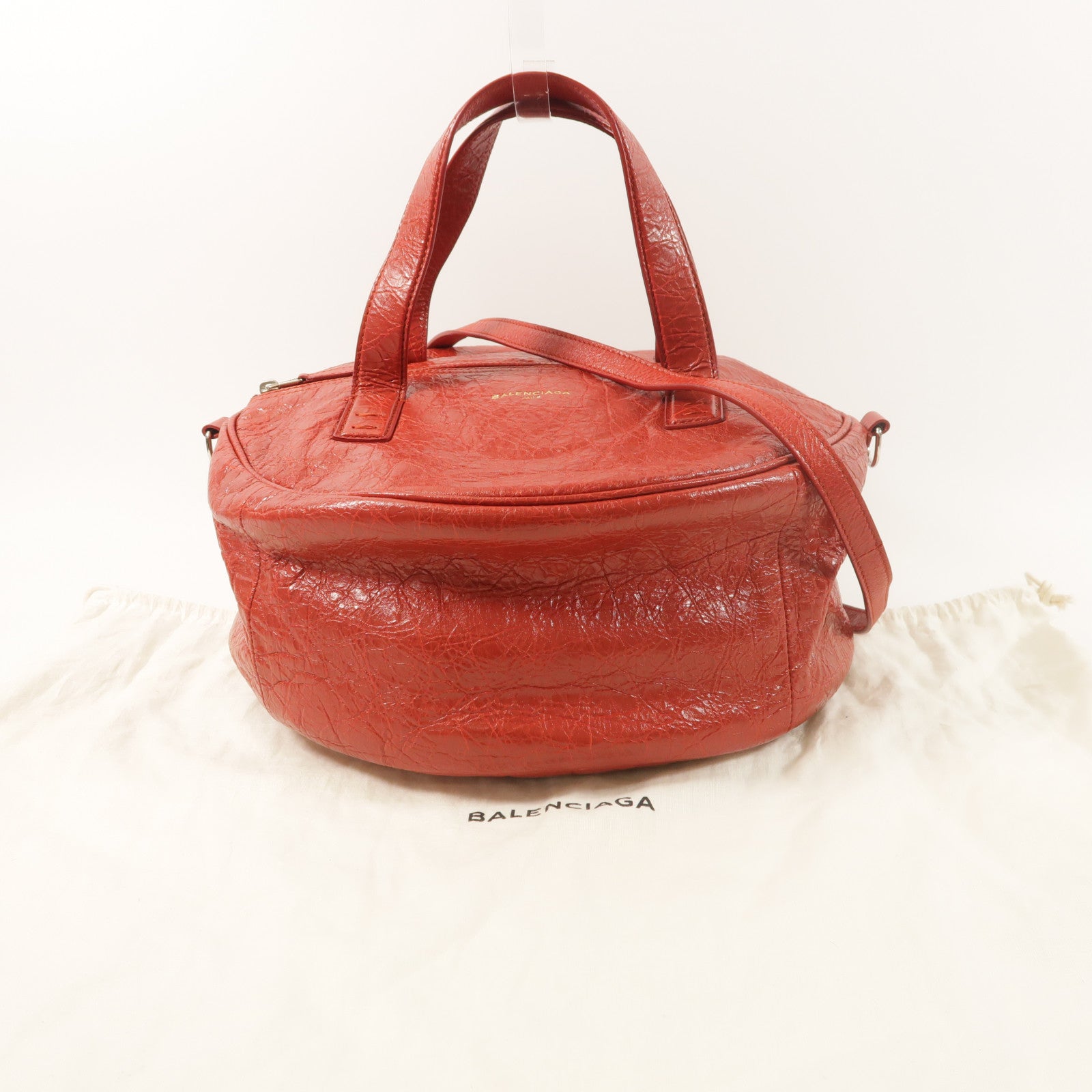 BALENCIAGA 牛皮皮革Air Hobo銀扣手挽肩背兩用袋