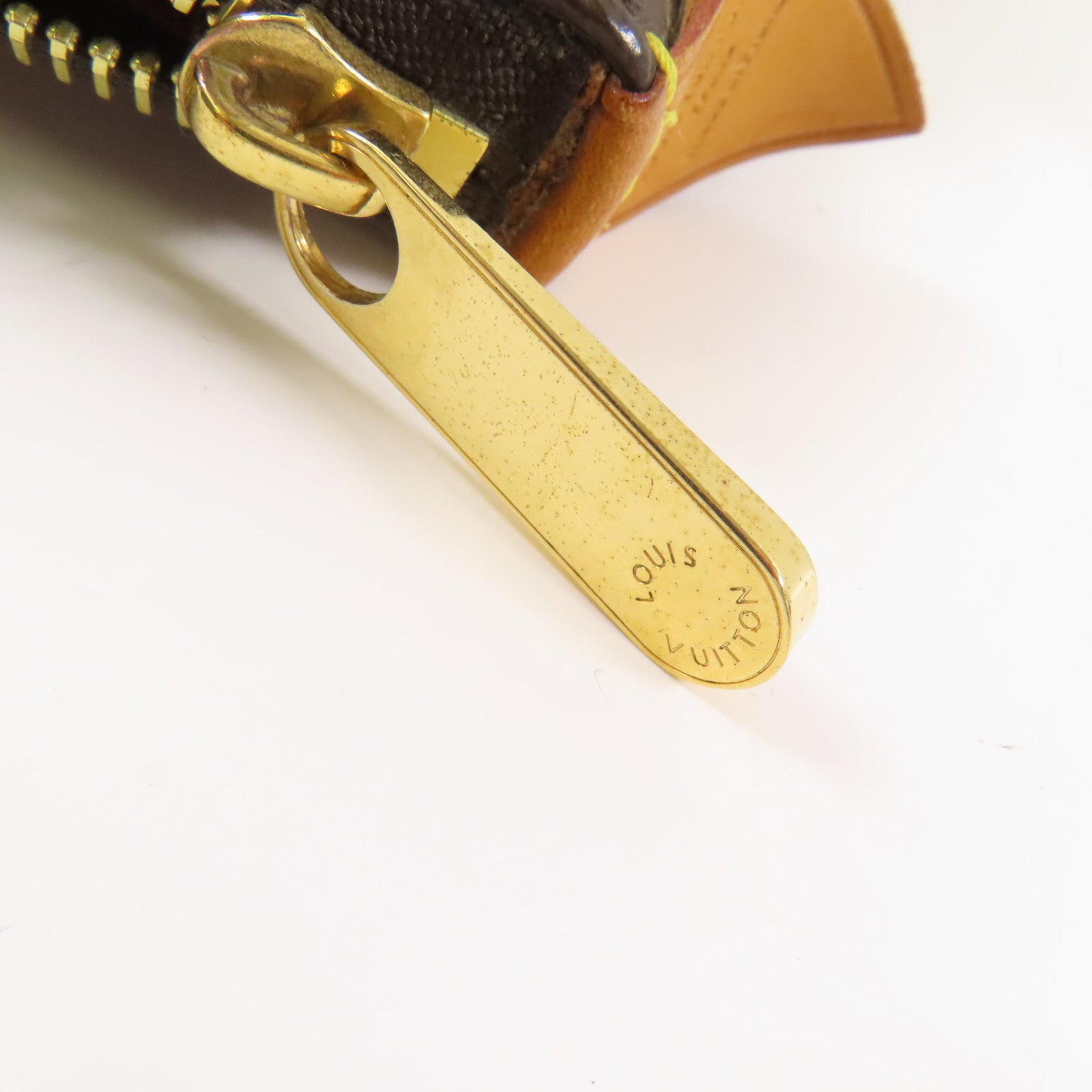 LOUIS VUITTON Monogram Totally MM金扣肩背袋棕色