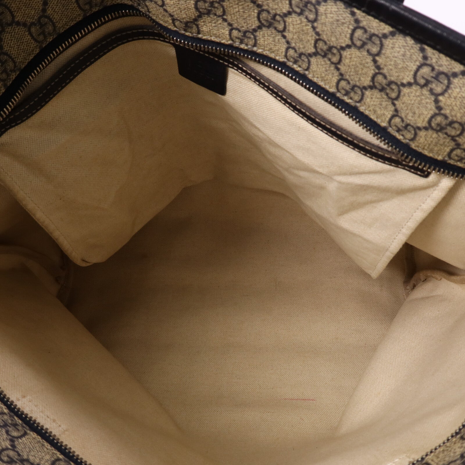 GUCCI 塗層帆布Tote Bag銀扣手挽袋