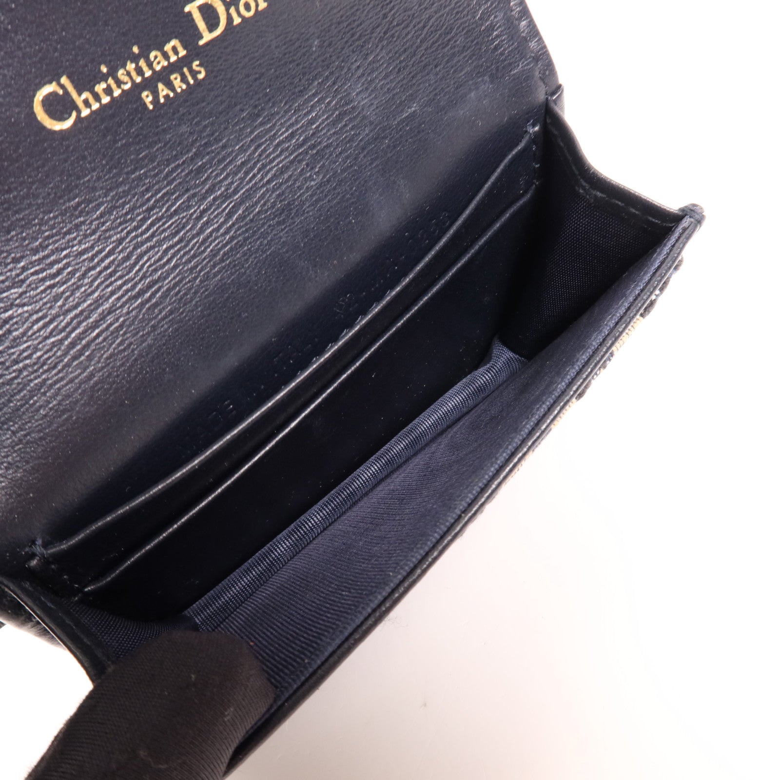 Dior 帆布Card Case金扣卡片套