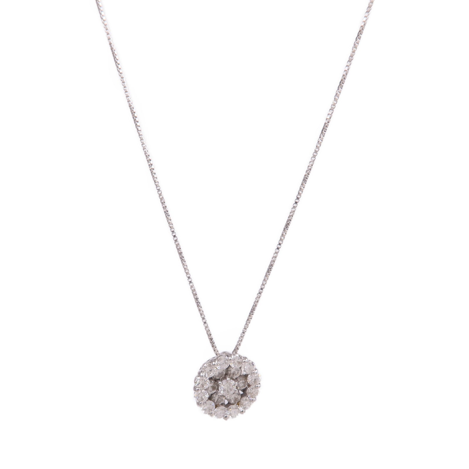 JEWELRY 18K白金Diamond Necklace鑽石項鍊