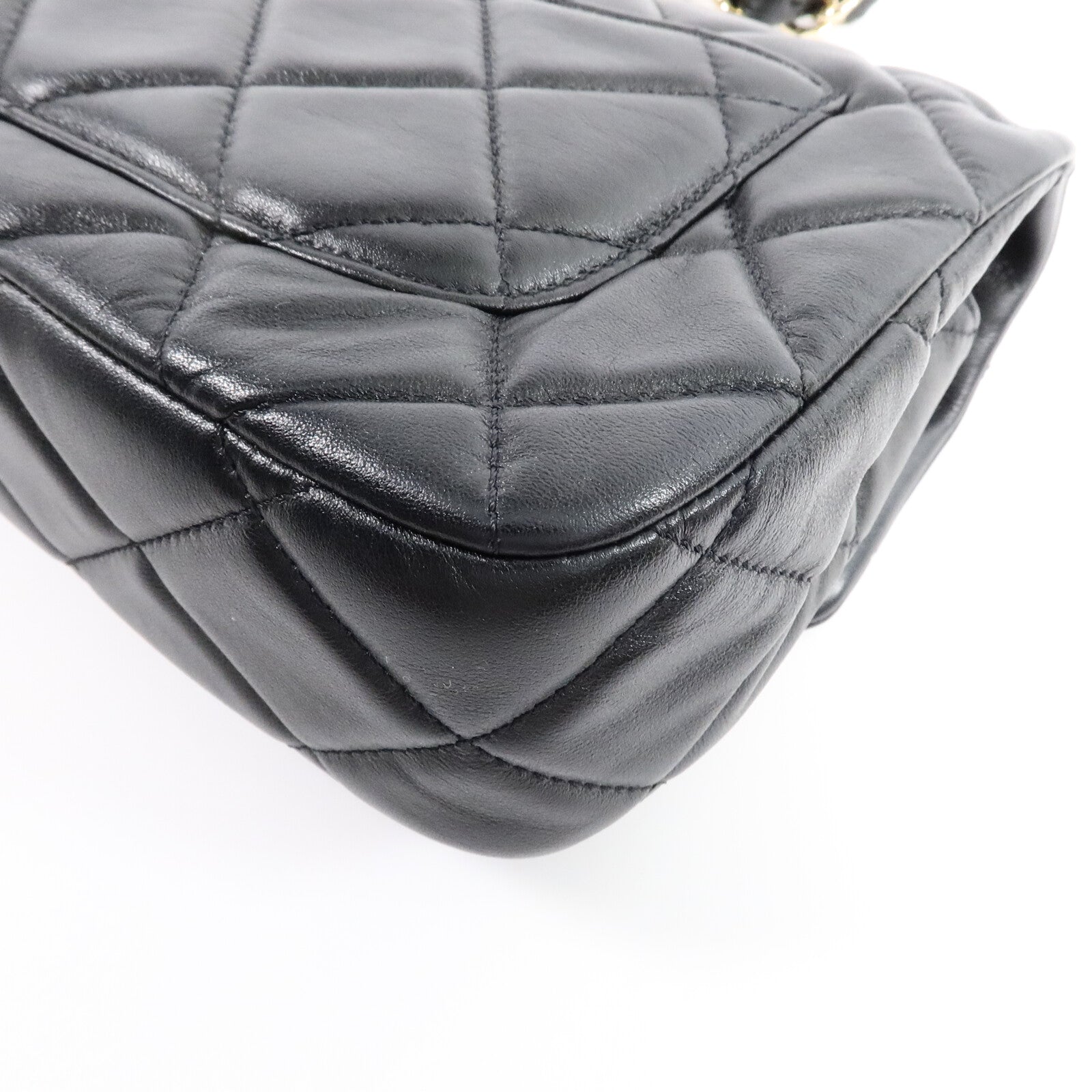 CHANEL 羊皮皮革Chunky Chain Flap Bag肩背袋