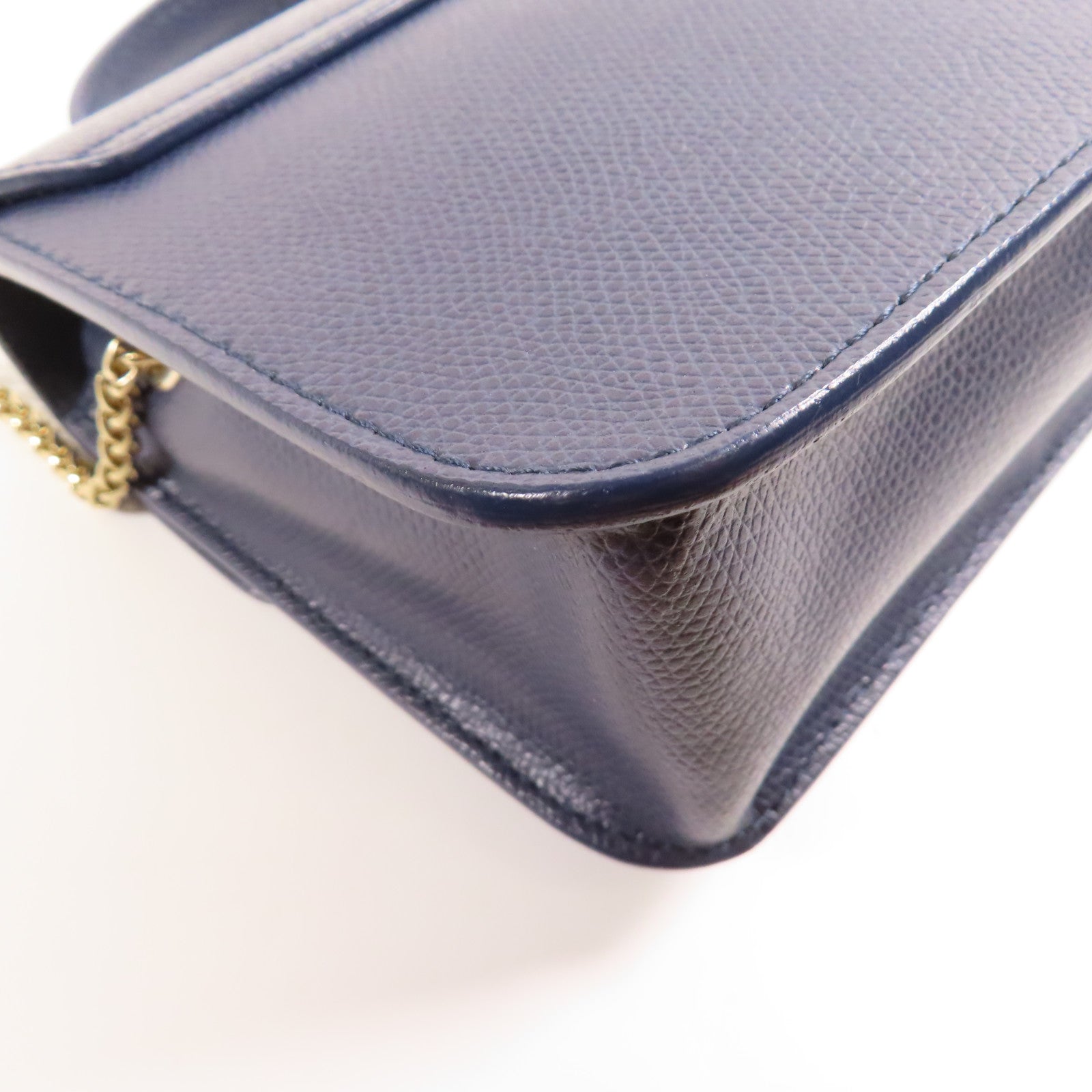 Furla 牛皮皮革Shoulder Bag金扣手挽肩背兩用袋