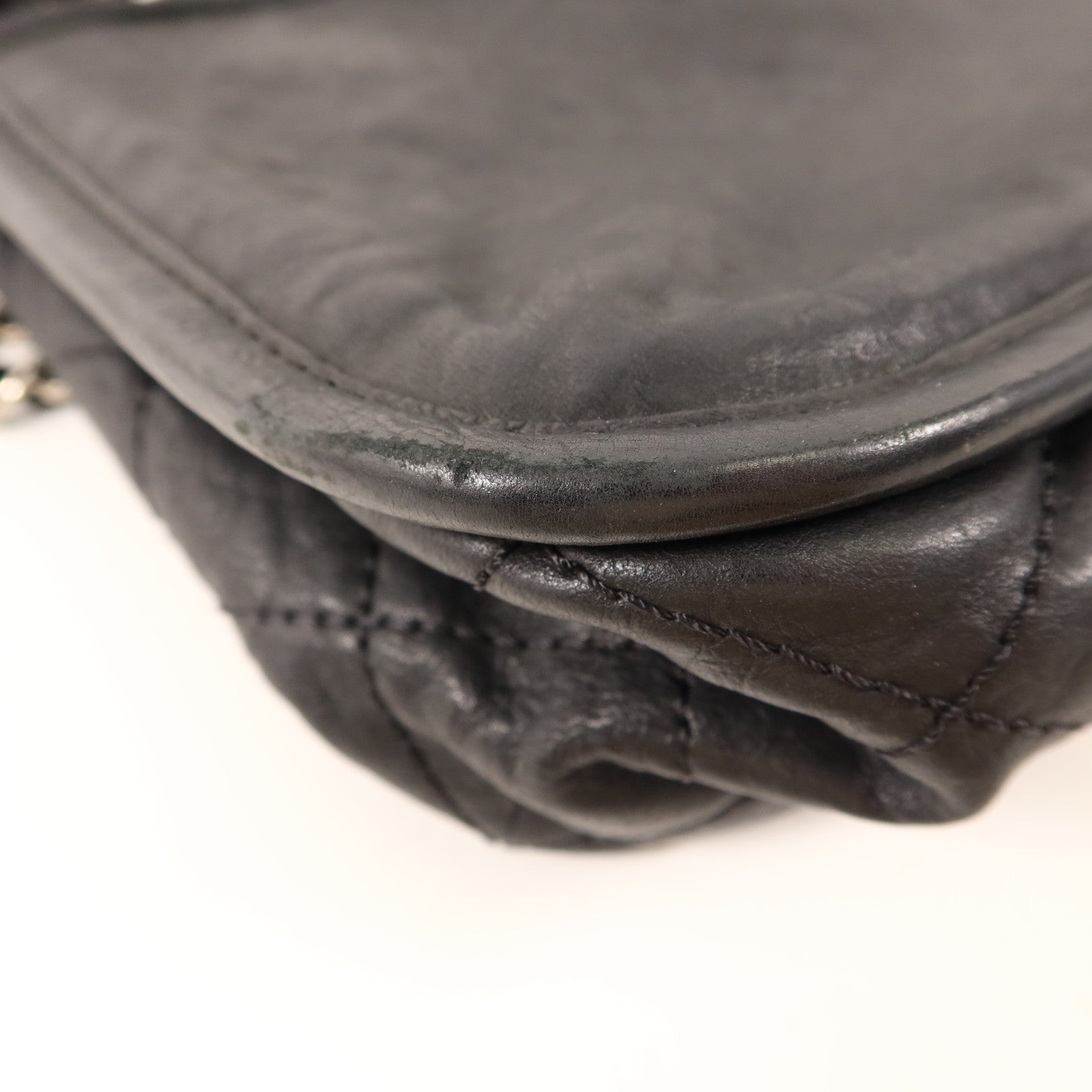 CHANEL 牛皮皮革Matelasse Chain Shoulder銀扣肩背袋